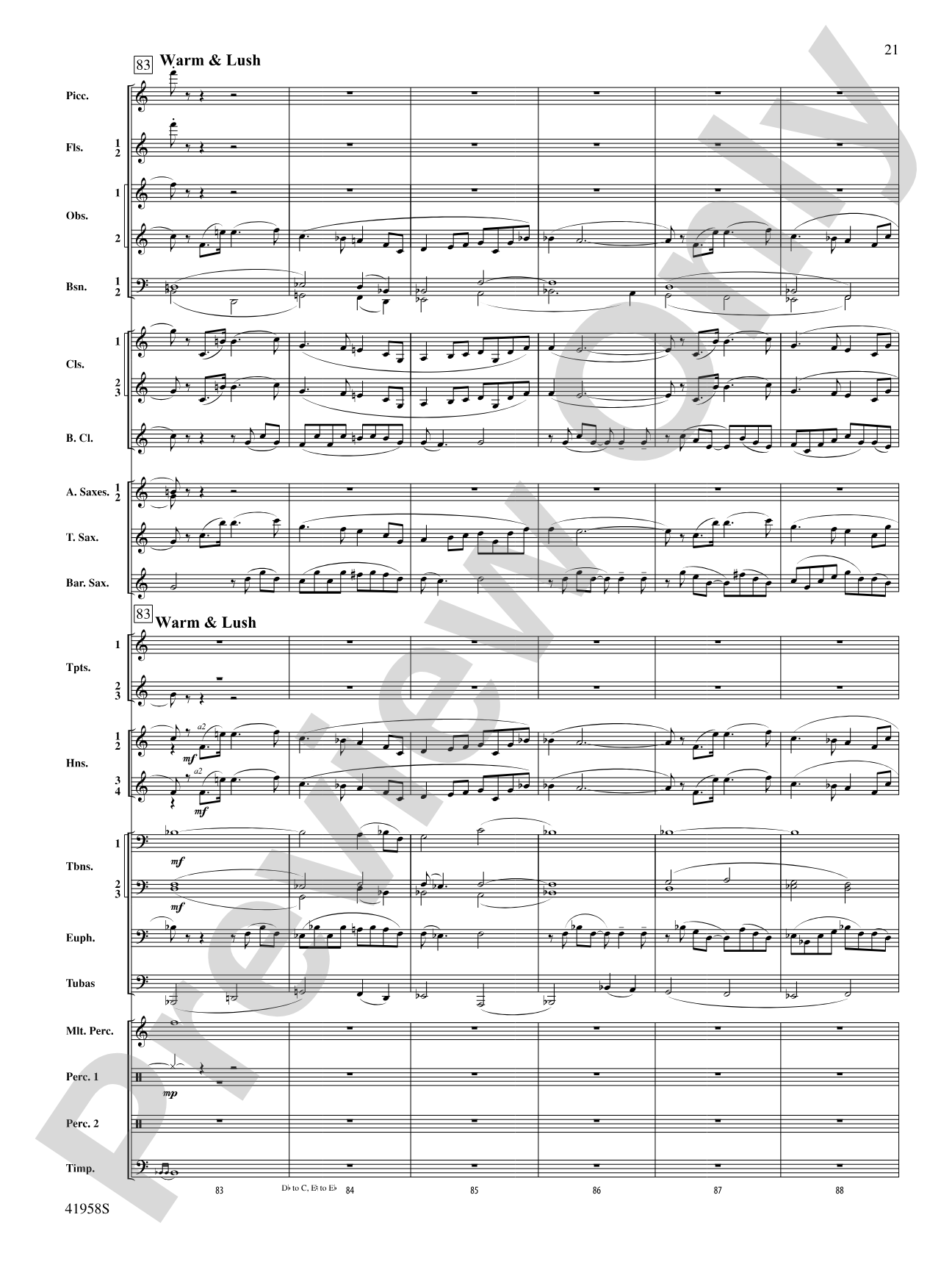 God's Country: Concert Band Conductor Score & Parts