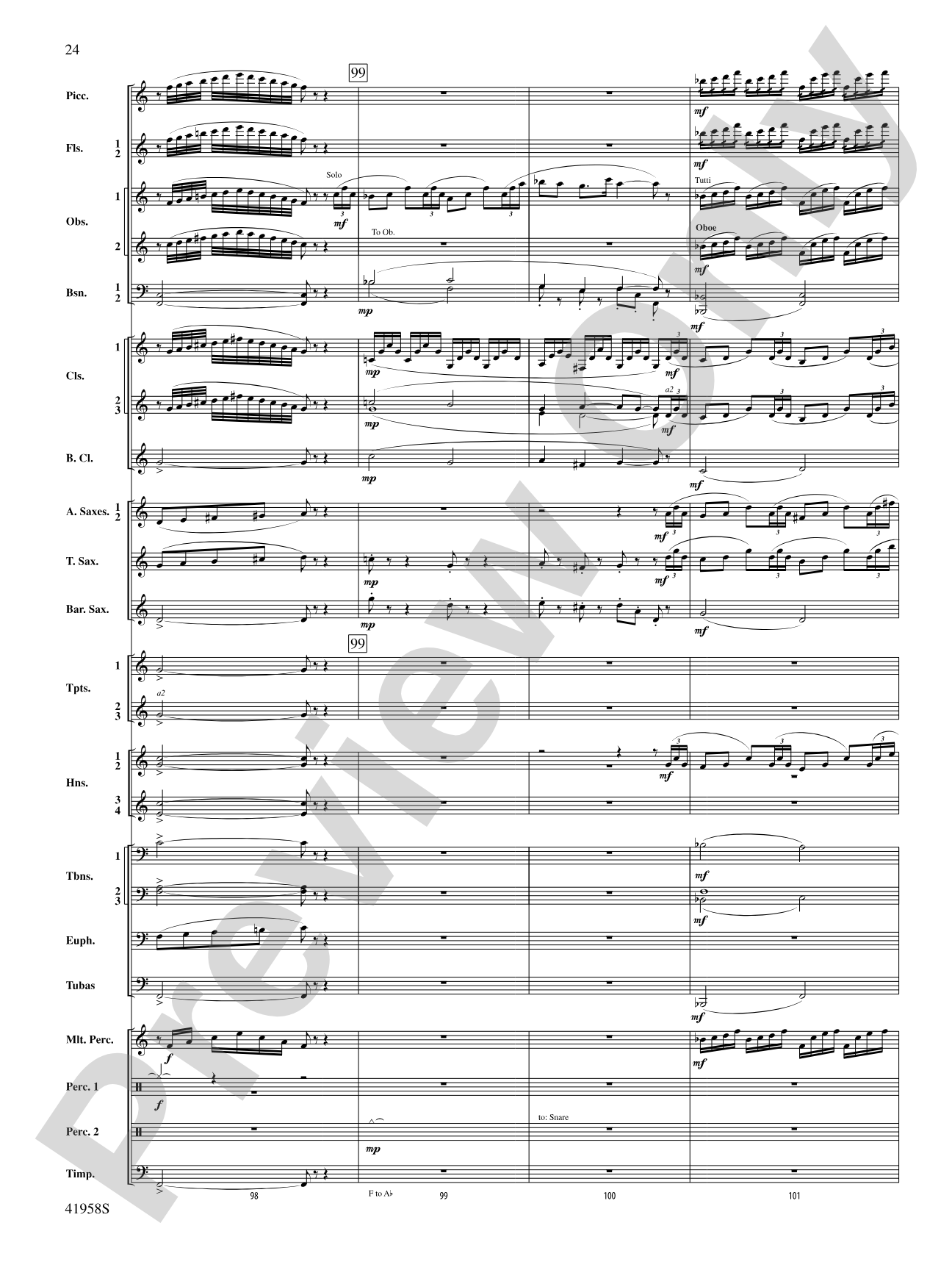 God's Country: Concert Band Conductor Score & Parts