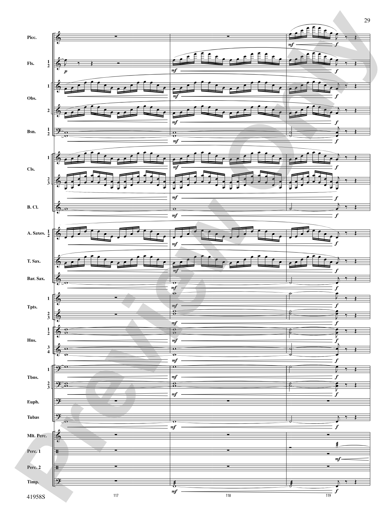 God's Country: Concert Band Conductor Score & Parts