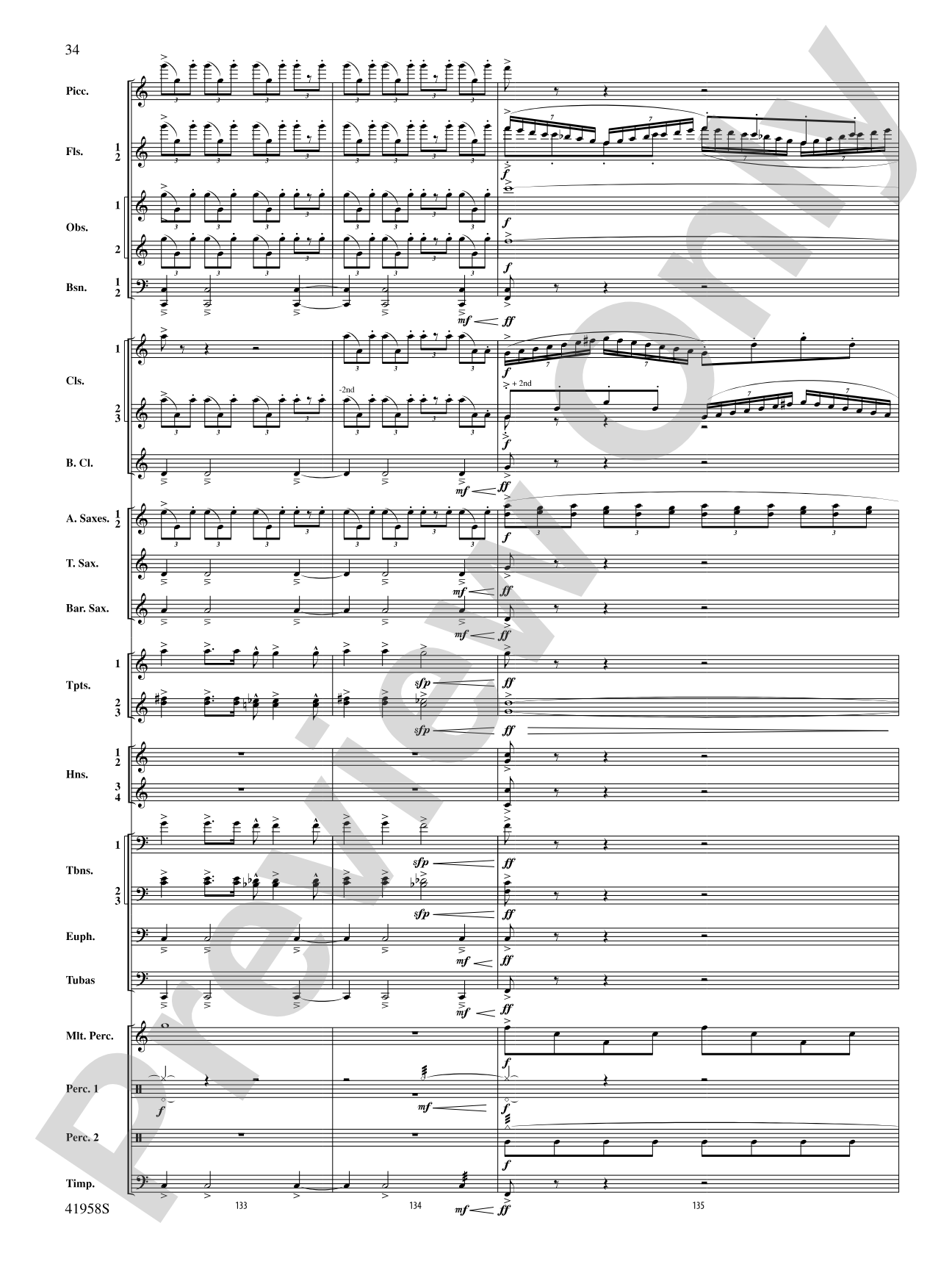 God's Country: Concert Band Conductor Score & Parts