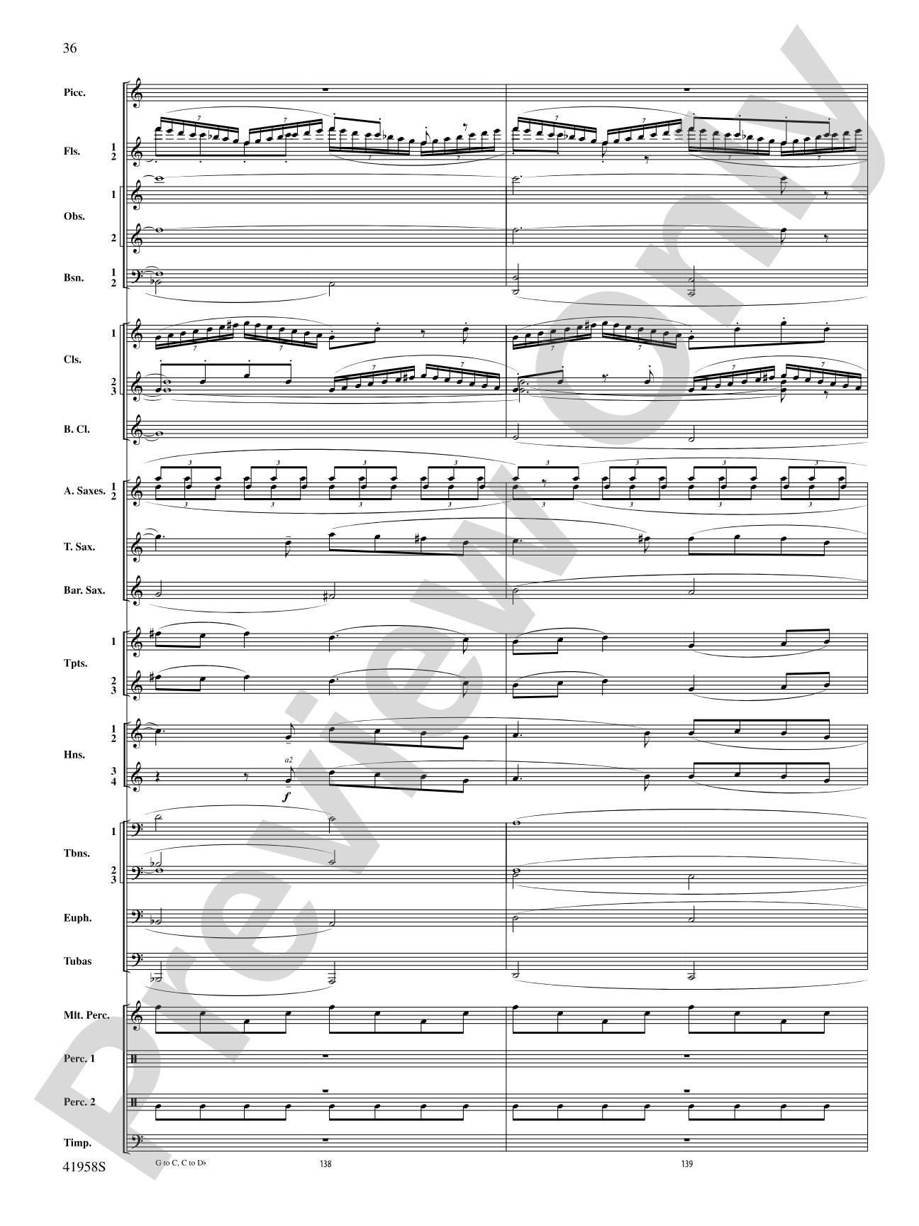 God's Country: Concert Band Conductor Score & Parts