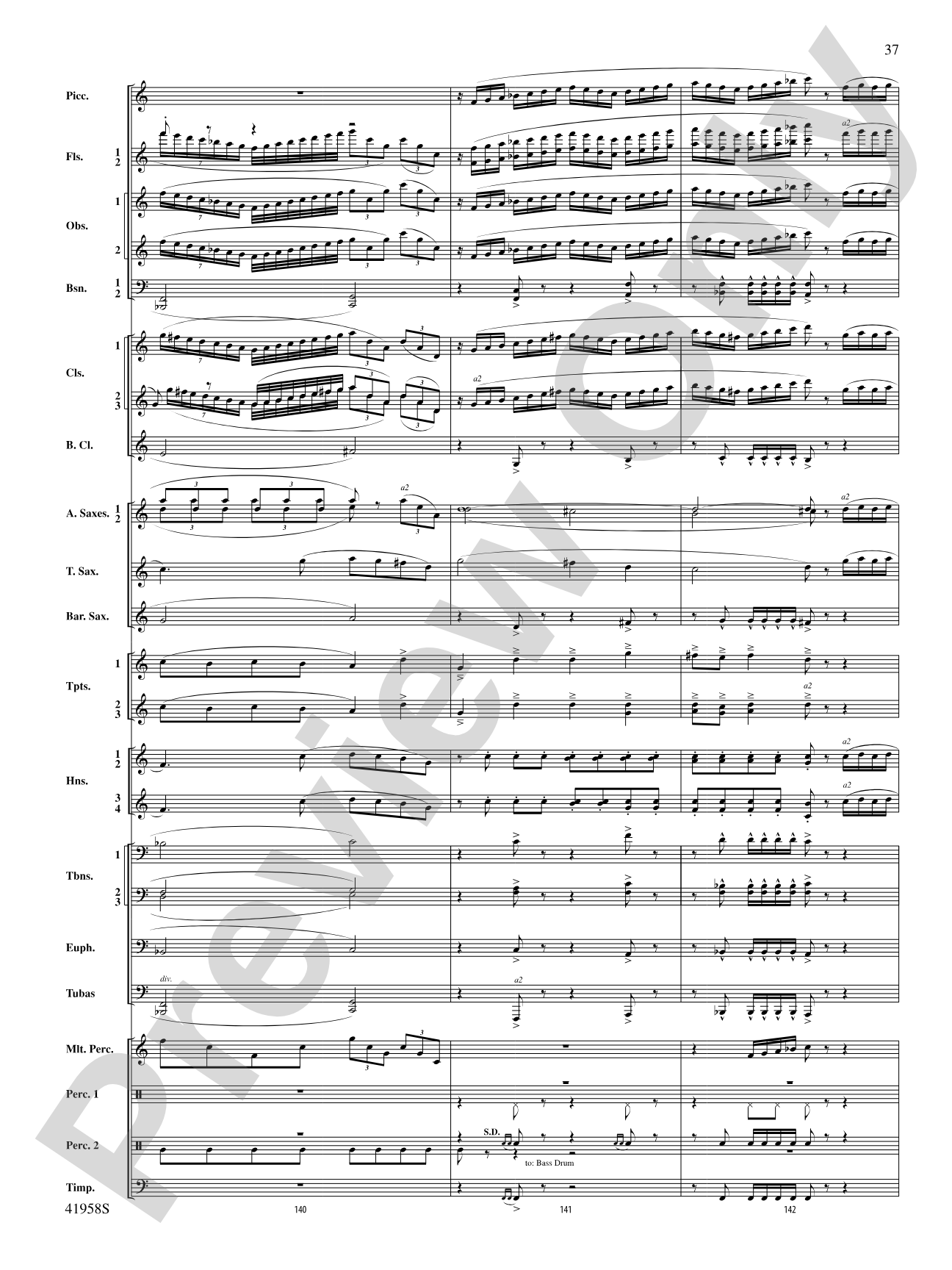 God's Country: Concert Band Conductor Score & Parts