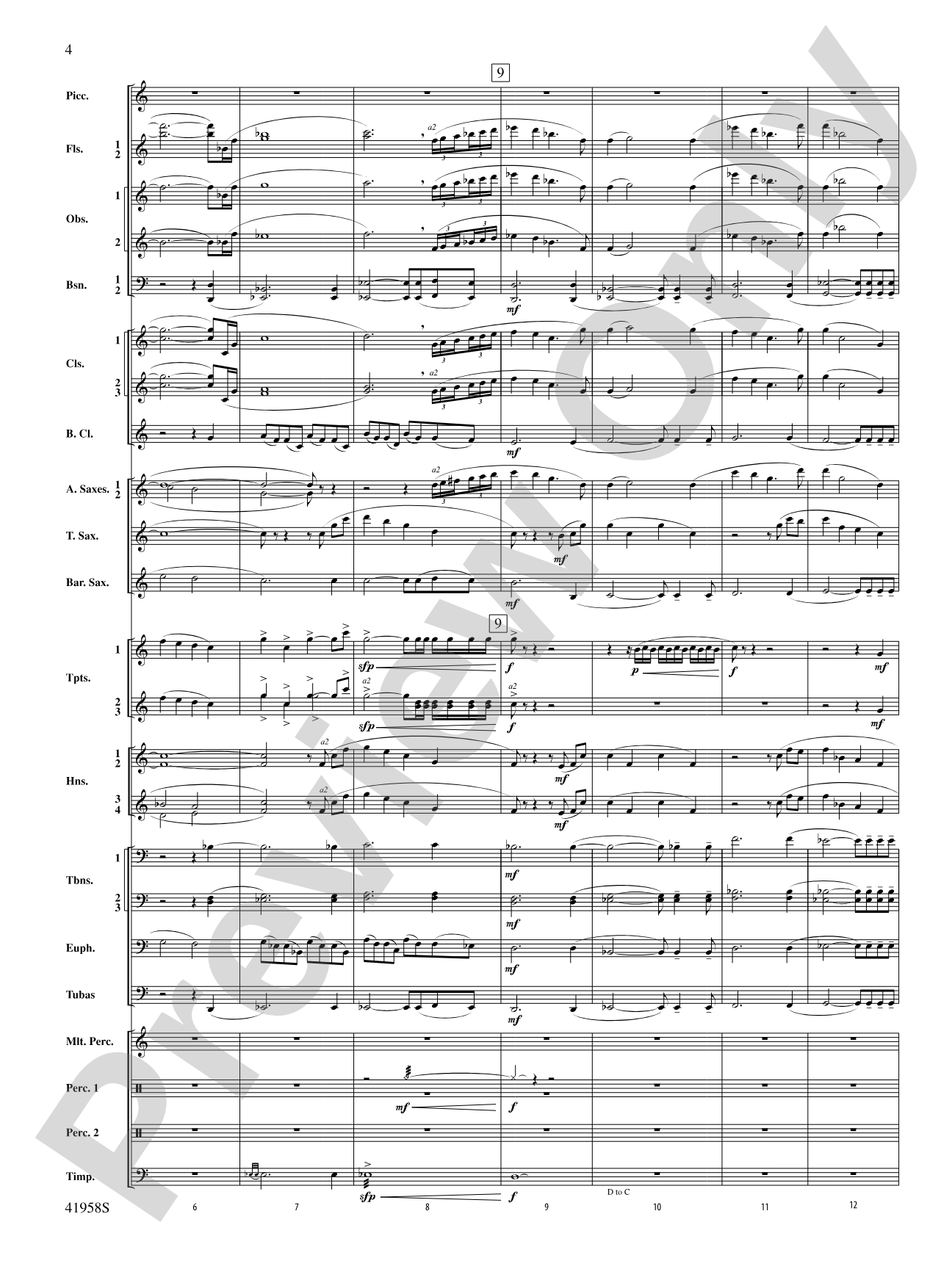 God's Country: Concert Band Conductor Score & Parts