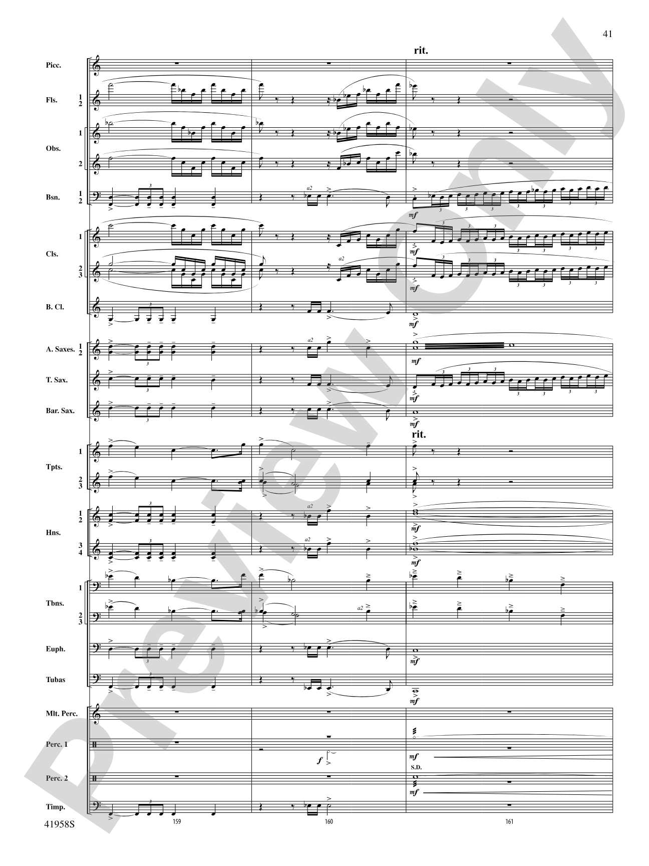 God's Country: Concert Band Conductor Score & Parts