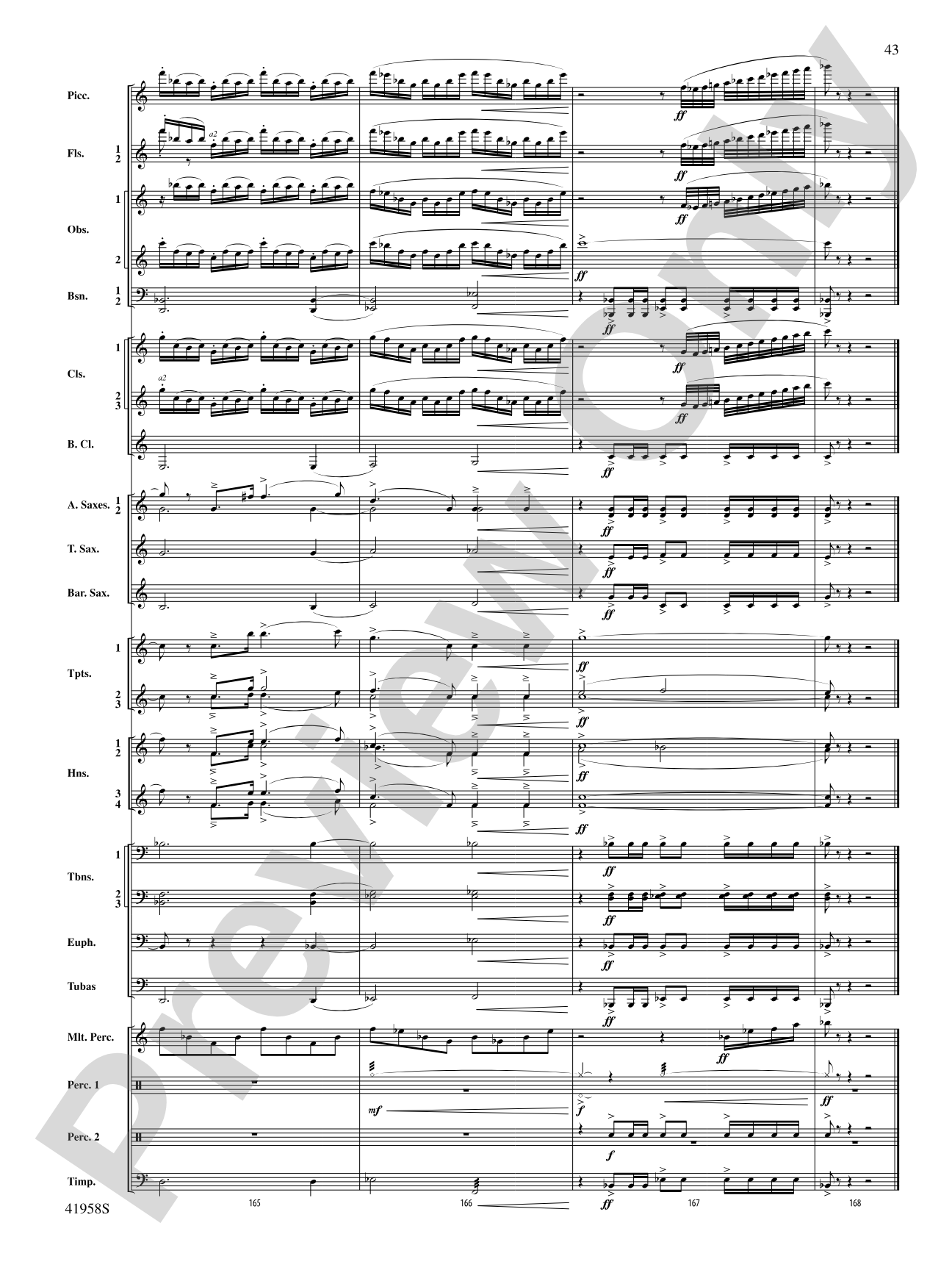 God's Country: Concert Band Conductor Score & Parts