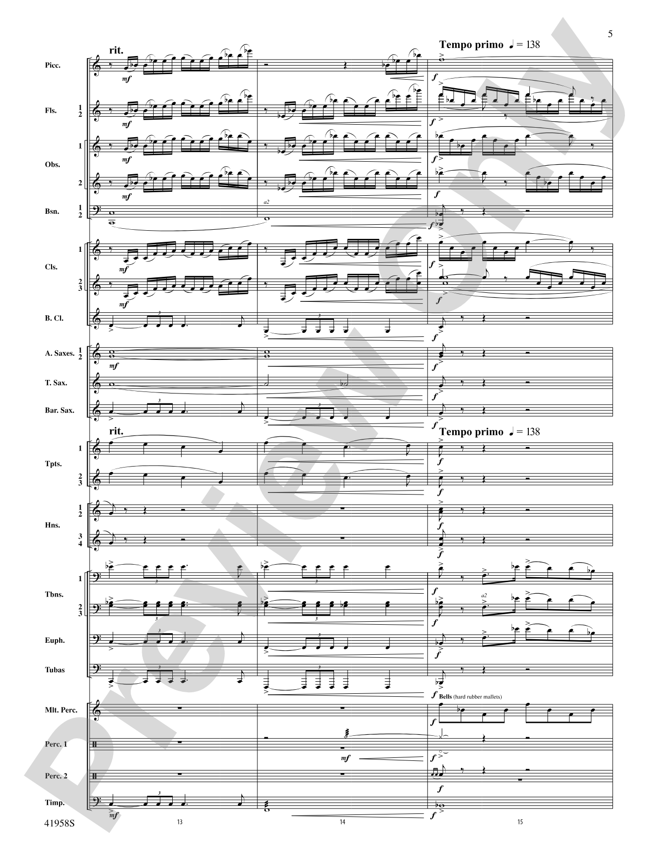 God's Country: Concert Band Conductor Score & Parts