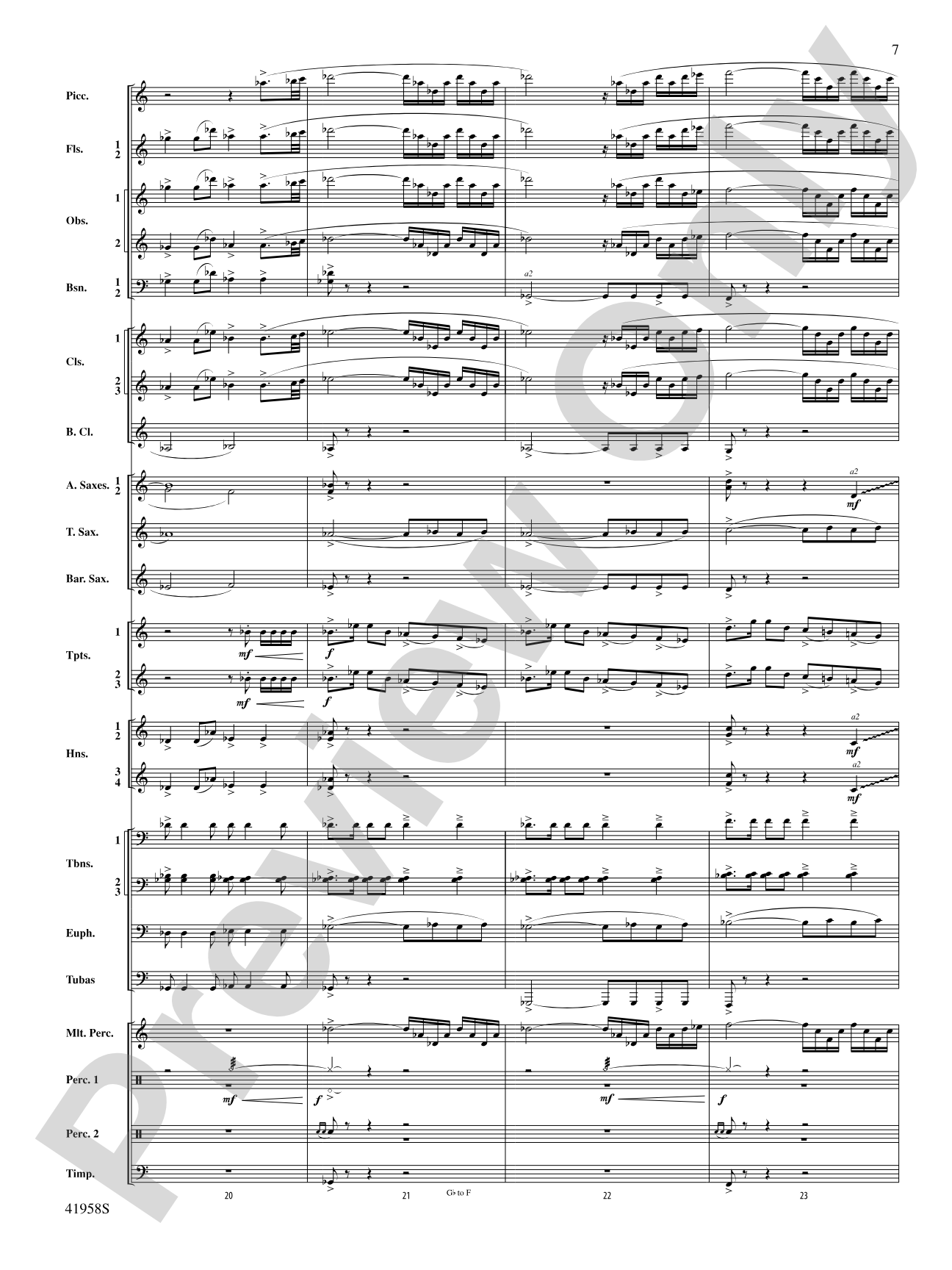 God's Country: Concert Band Conductor Score & Parts