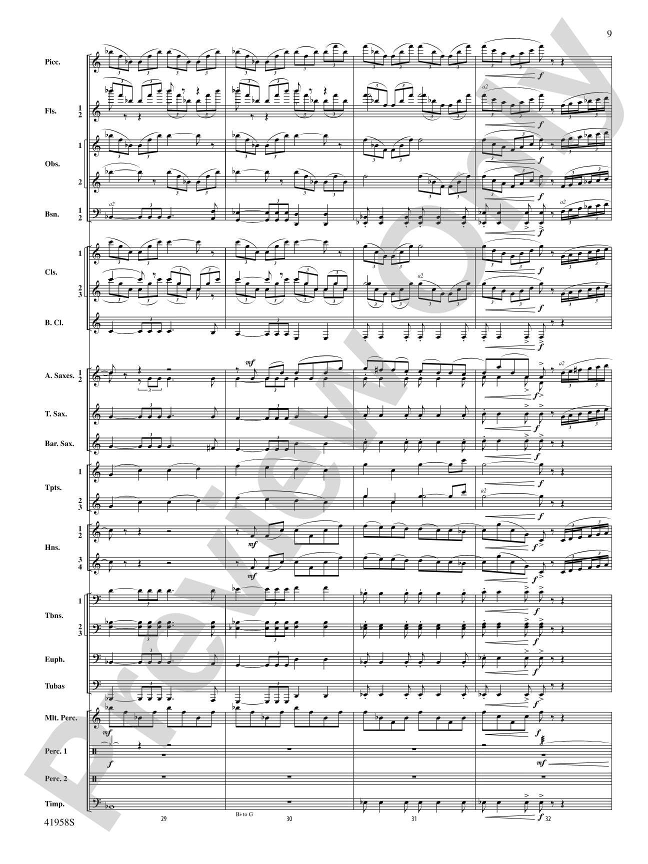 God's Country: Concert Band Conductor Score & Parts
