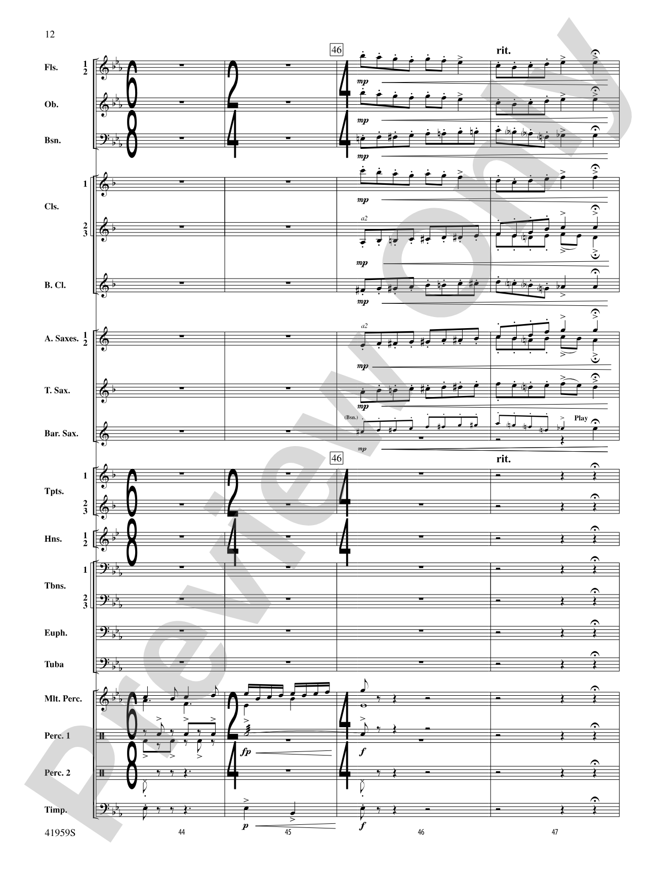 A Holiday Montage: Concert Band Conductor Score & Parts