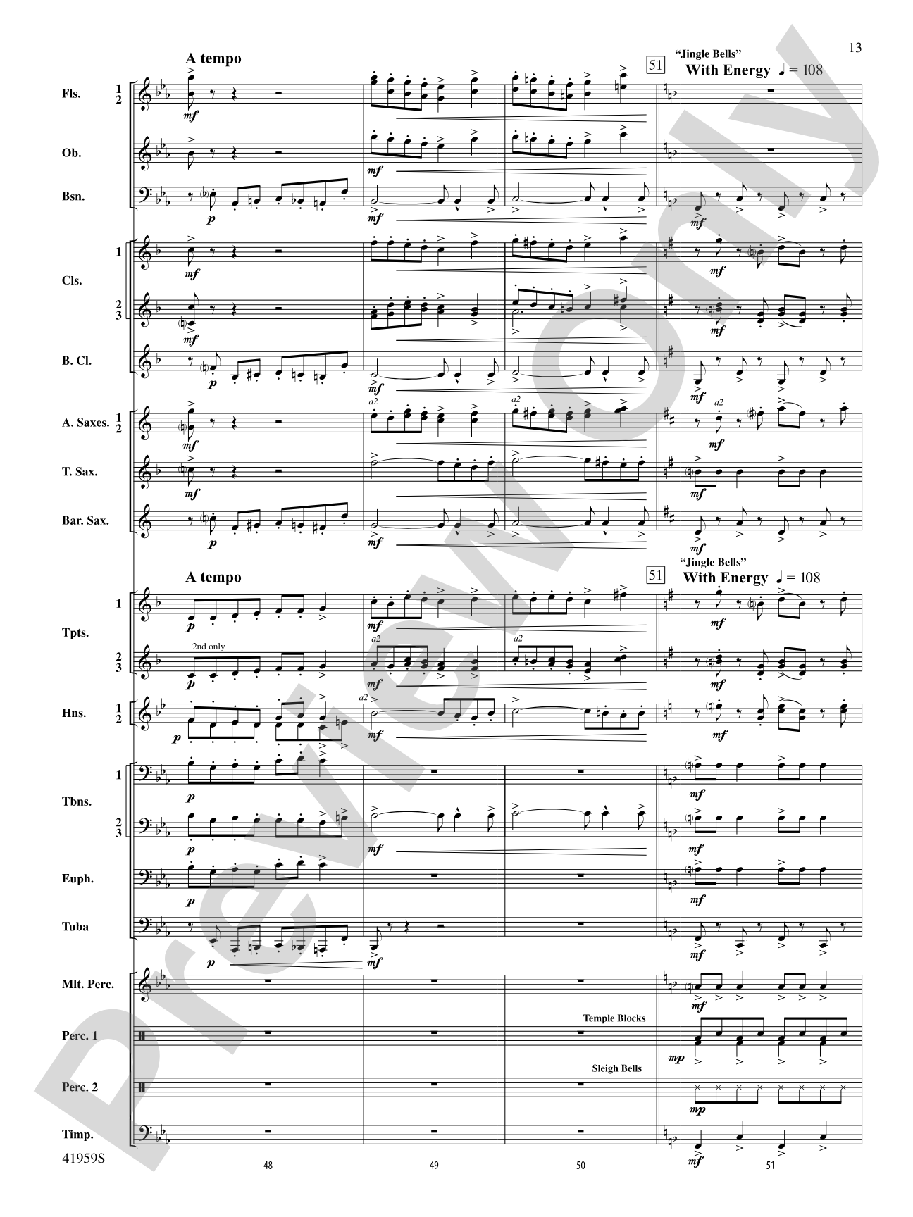 A Holiday Montage: Concert Band Conductor Score & Parts
