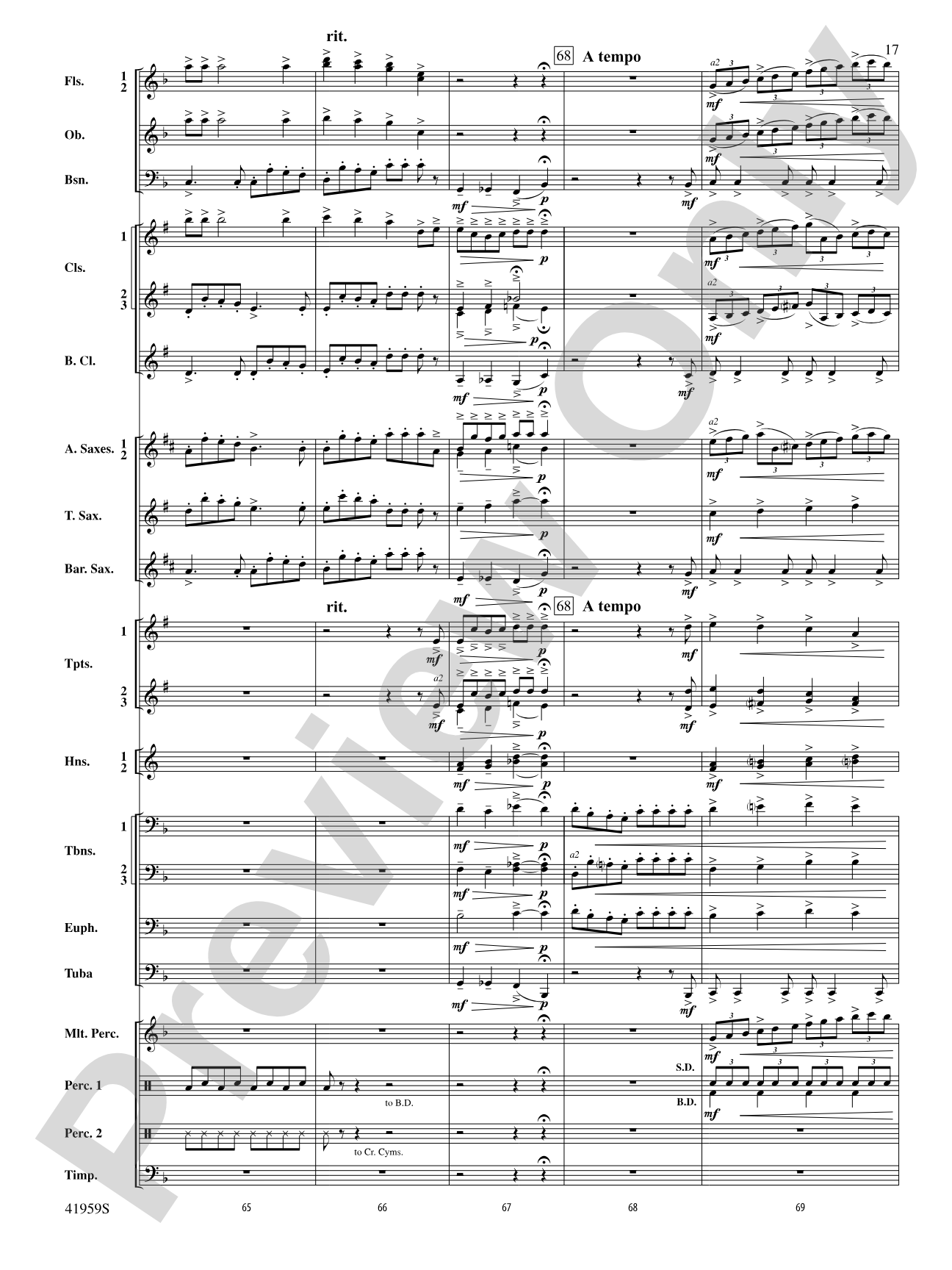 A Holiday Montage: Concert Band Conductor Score & Parts