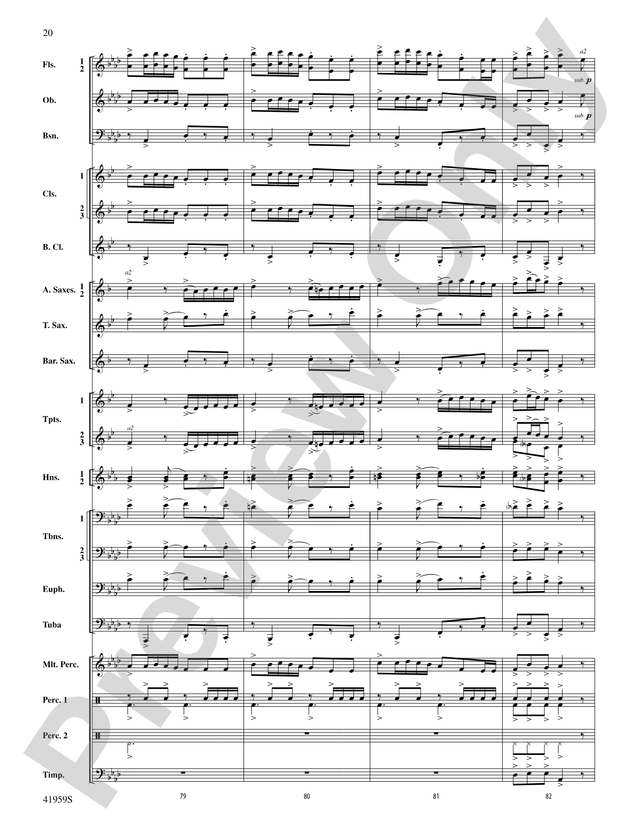 A Holiday Montage: Concert Band Conductor Score & Parts