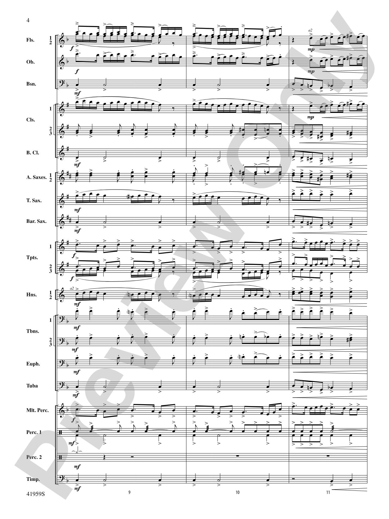 A Holiday Montage: Concert Band Conductor Score & Parts