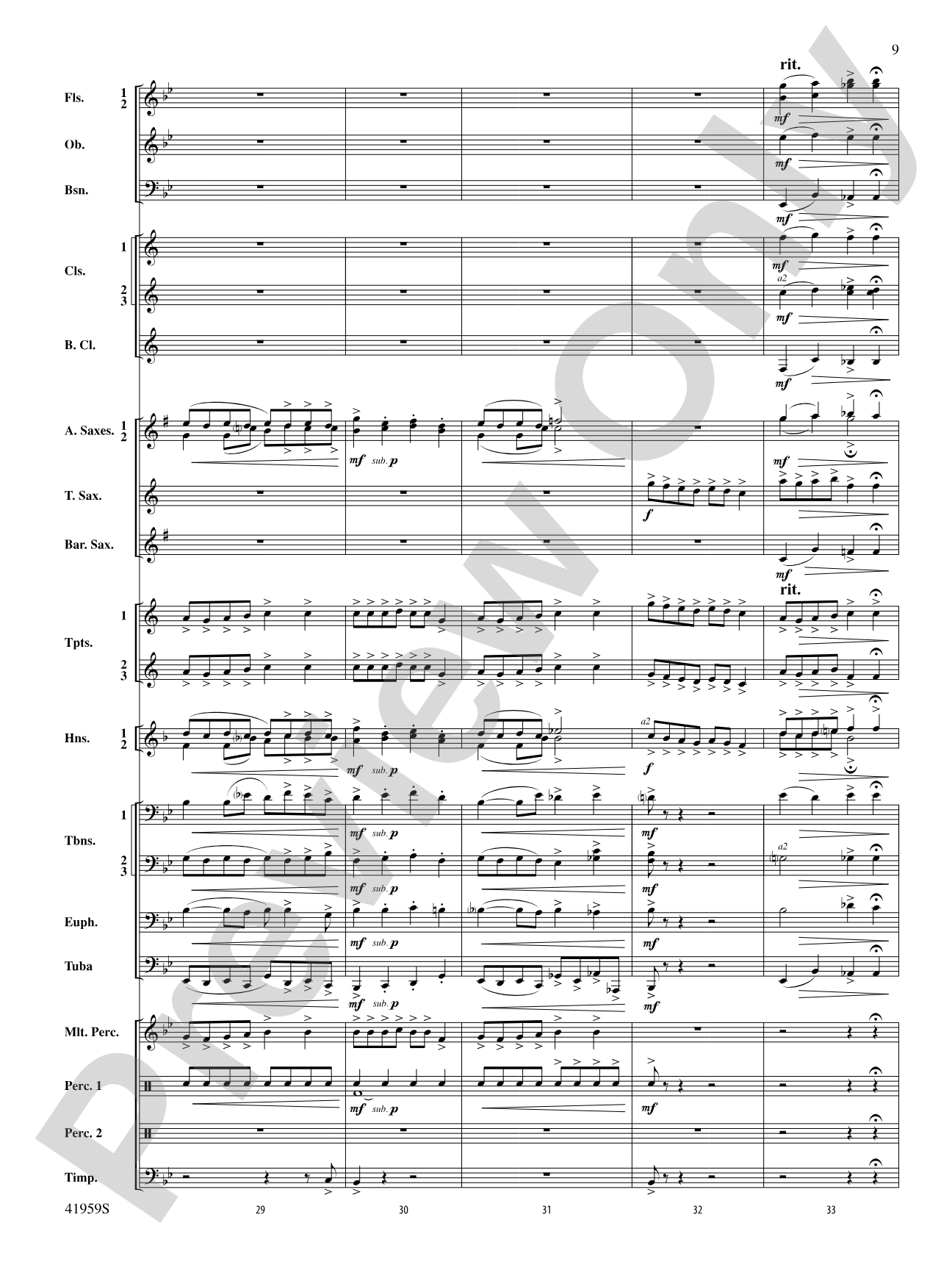 A Holiday Montage: Concert Band Conductor Score & Parts