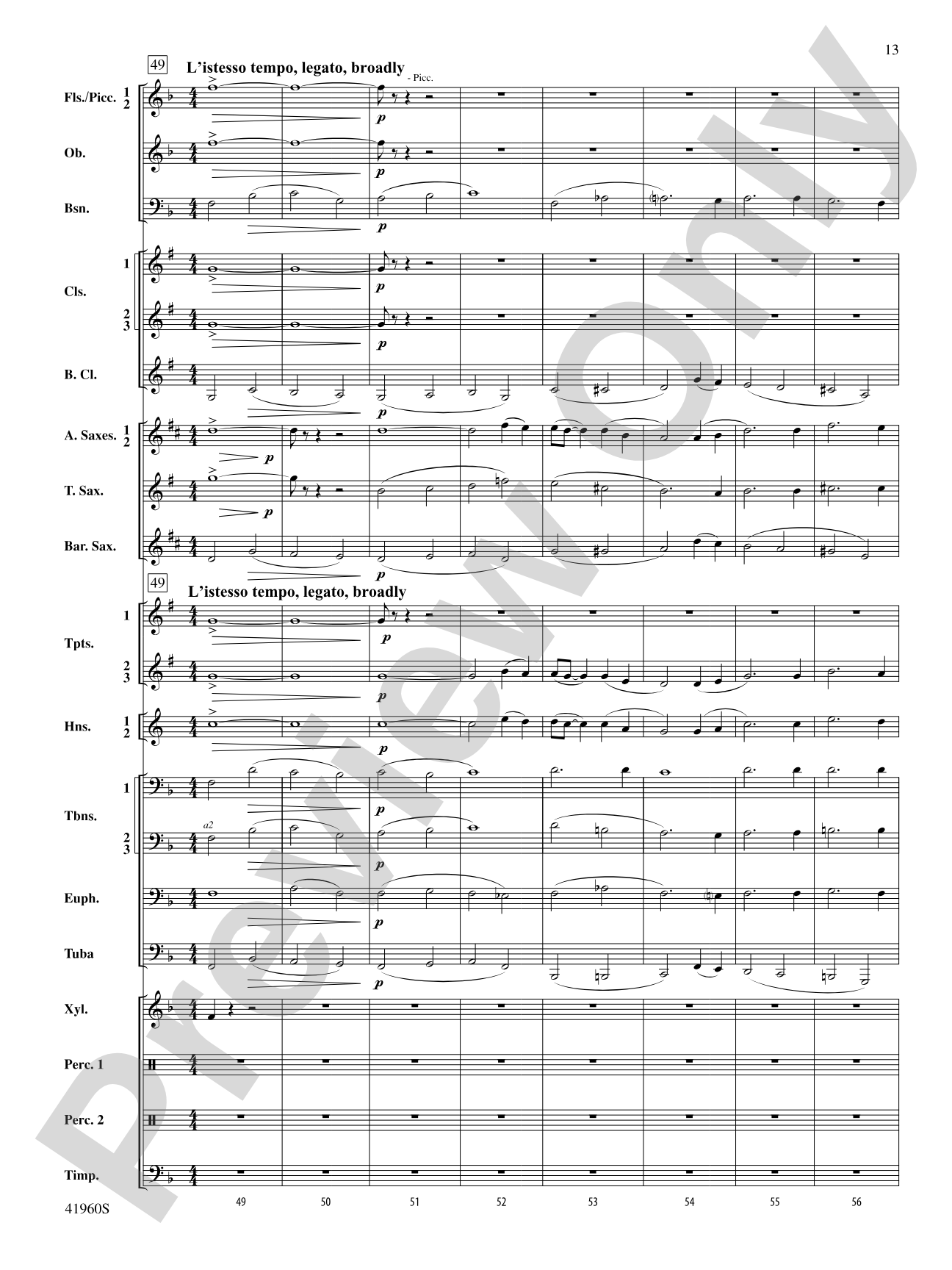 Platte River Hoedown: Concert Band Conductor Score & Parts