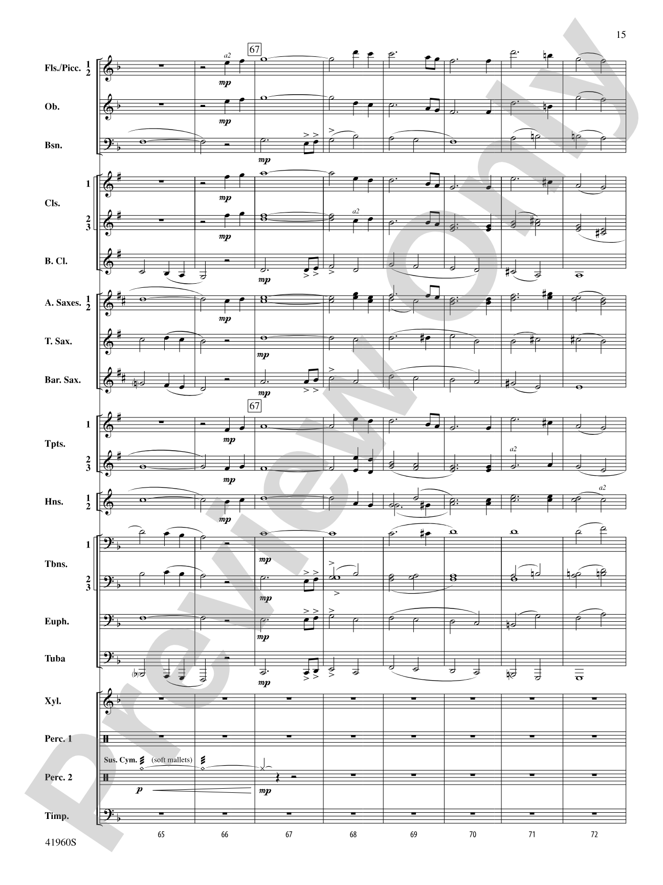 Platte River Hoedown: Concert Band Conductor Score & Parts