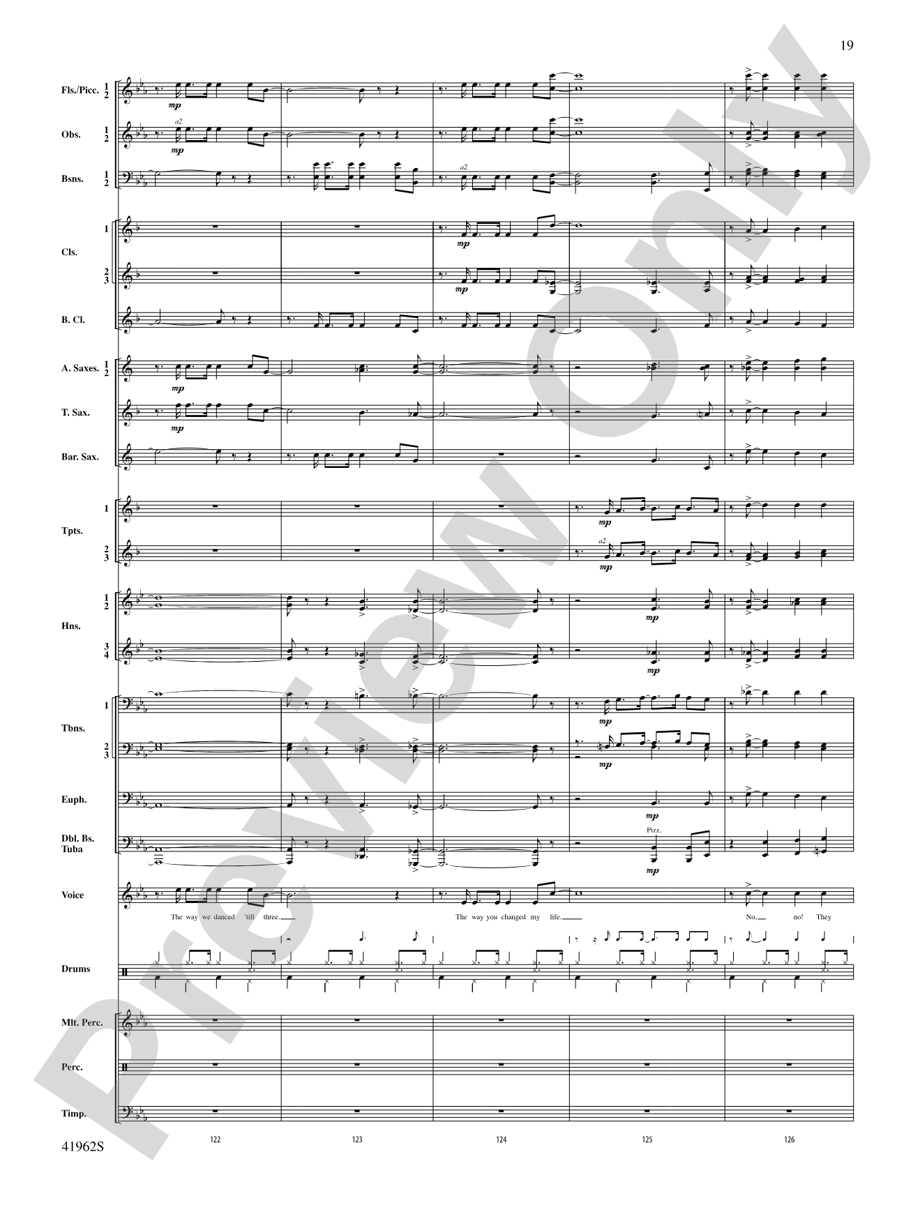 A Gershwin Tribute to Love: Concert Band Conductor Score & Parts