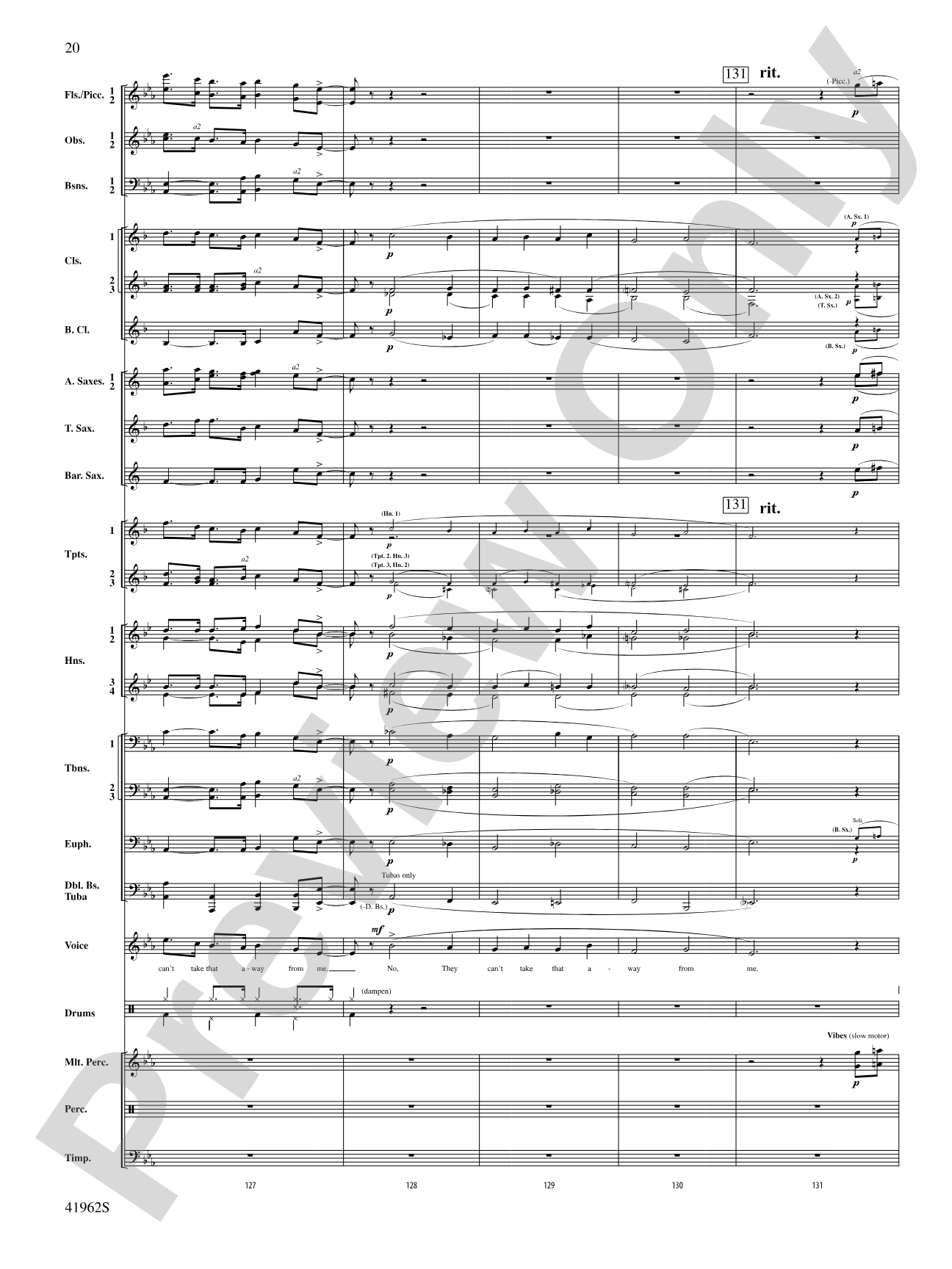 A Gershwin Tribute to Love: Concert Band Conductor Score & Parts