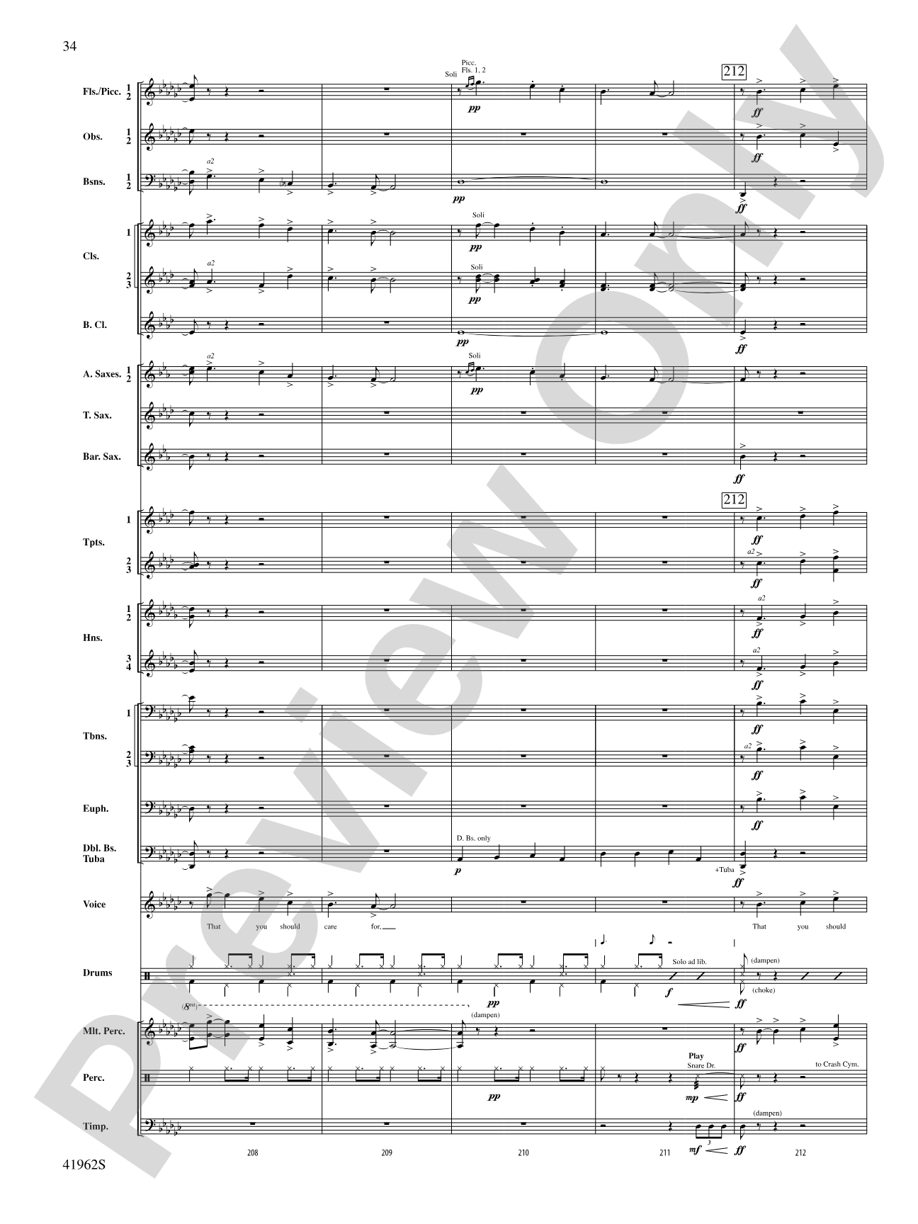 A Gershwin Tribute to Love: Concert Band Conductor Score & Parts