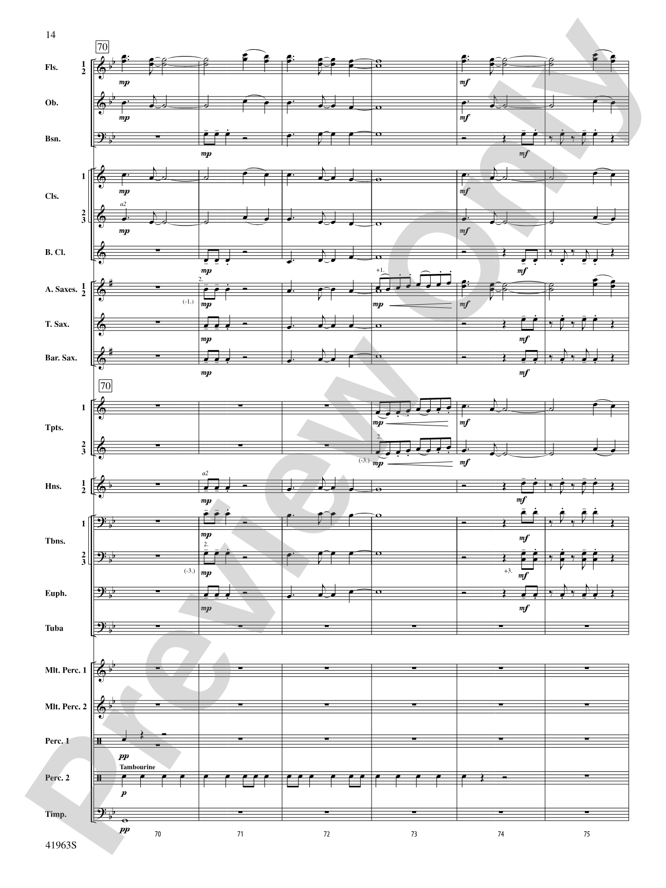 Sky Bound: Concert Band Conductor Score & Parts