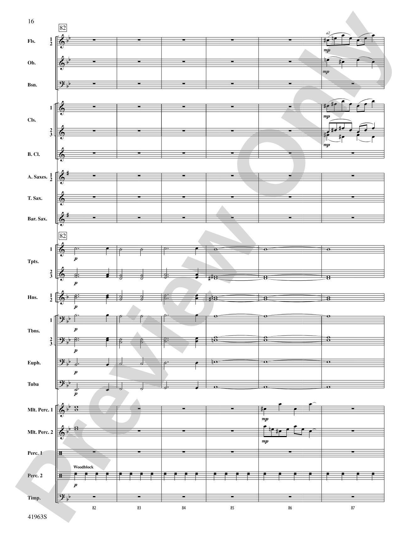 Sky Bound: Concert Band Conductor Score & Parts