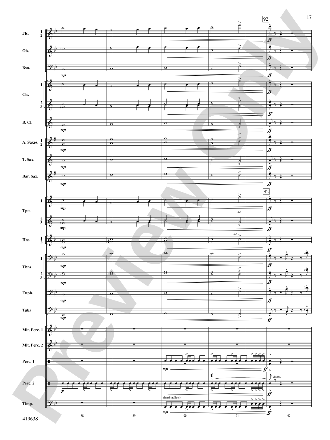 Sky Bound: Concert Band Conductor Score & Parts