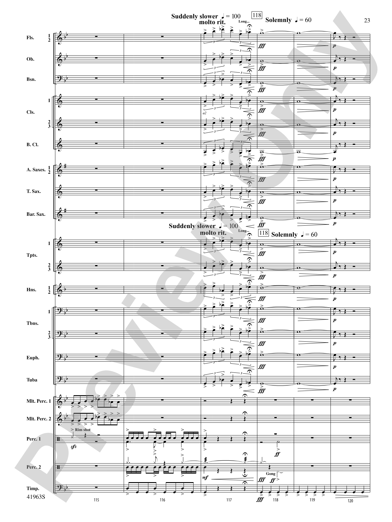 Sky Bound: Concert Band Conductor Score & Parts