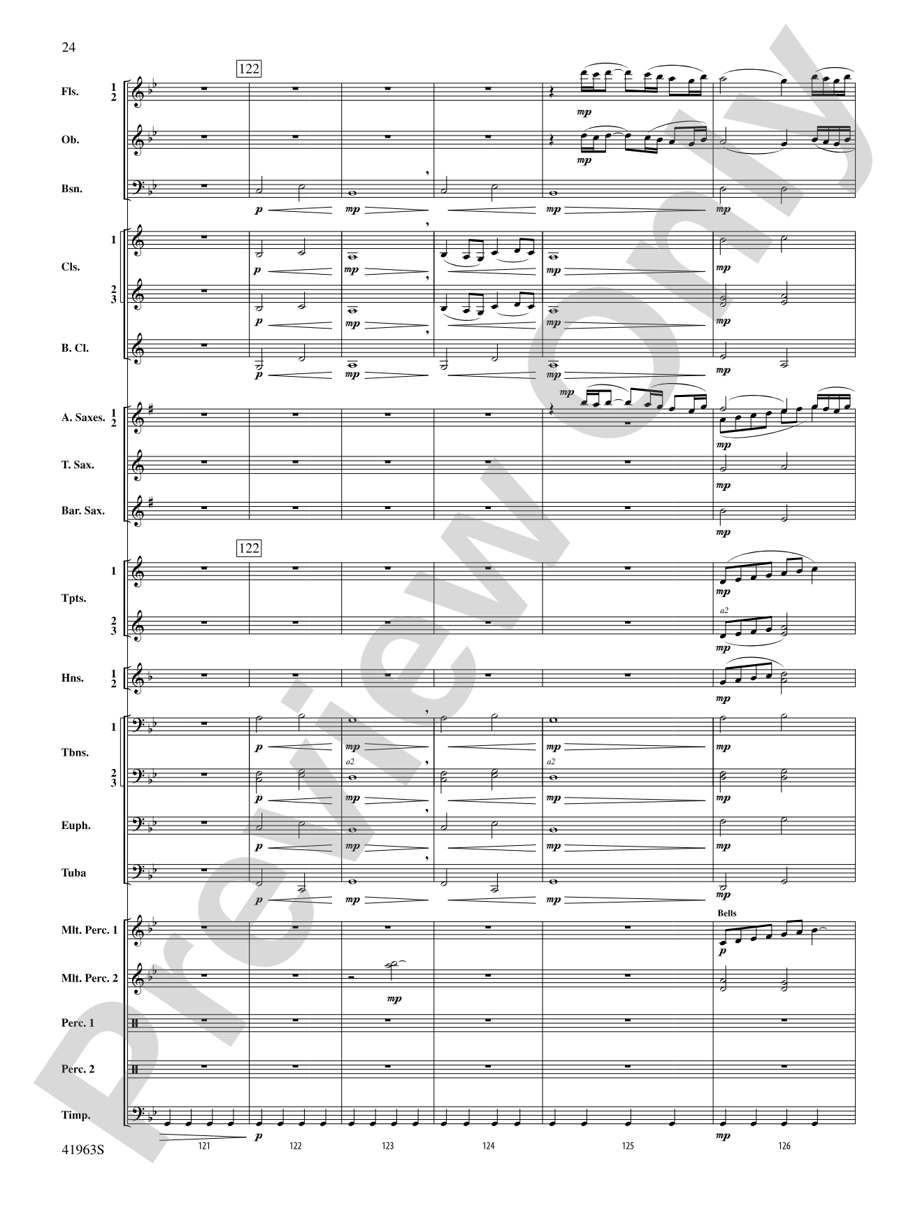 Sky Bound: Concert Band Conductor Score & Parts