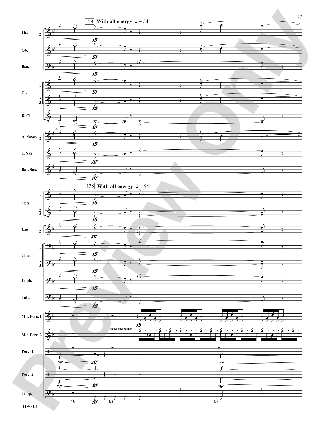 Sky Bound: Concert Band Conductor Score & Parts