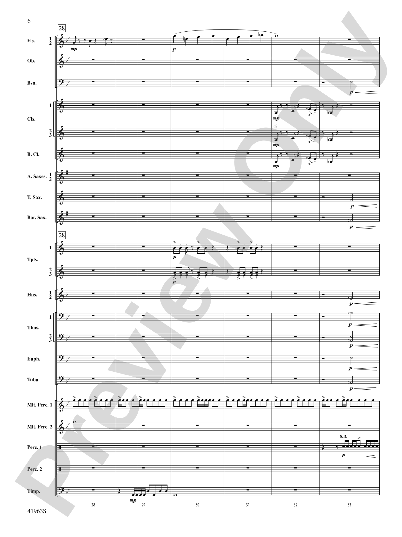 Sky Bound: Concert Band Conductor Score & Parts