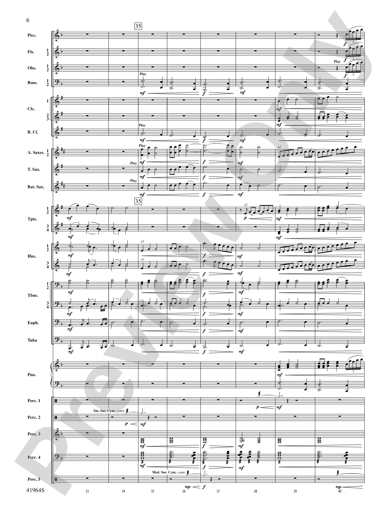 All the Pretty Little Horses: Concert Band Conductor Score & Parts