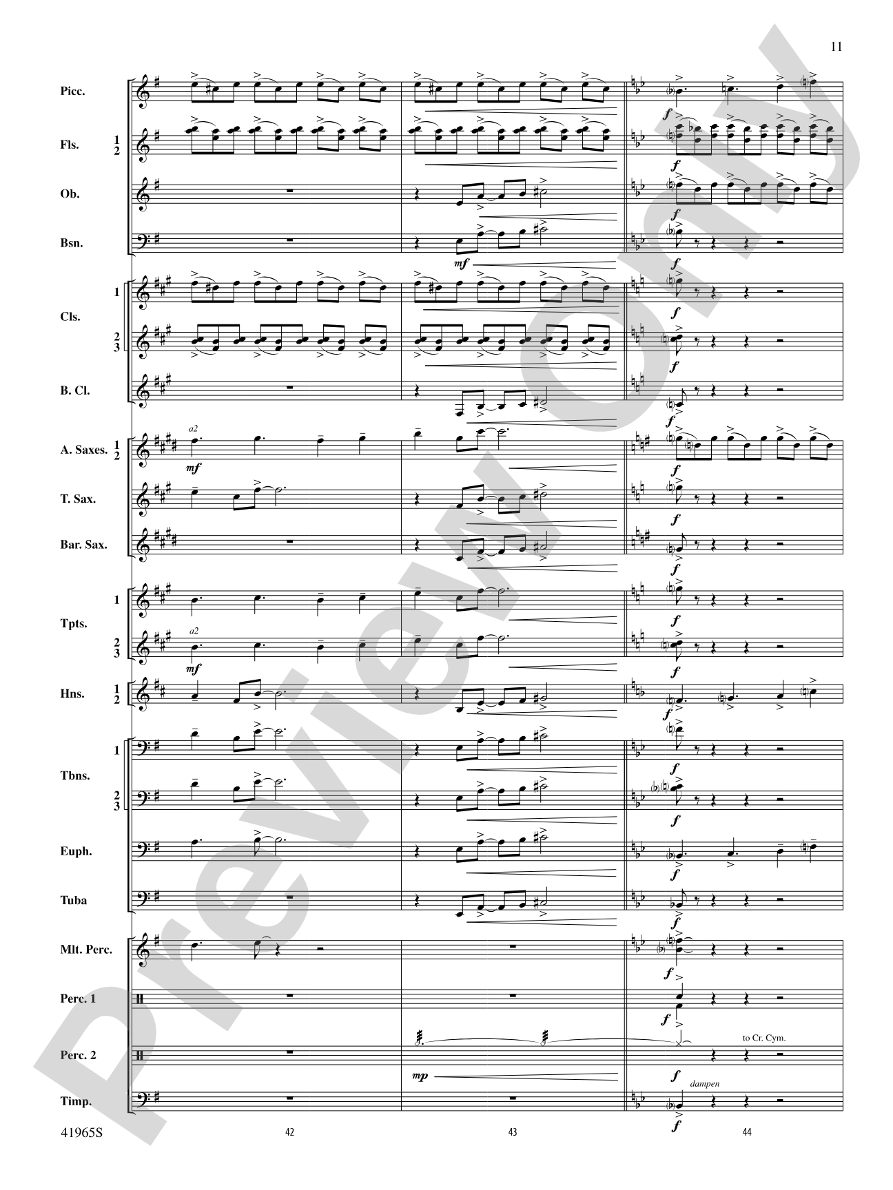 Chase the Shouting Wind: Concert Band Conductor Score & Parts