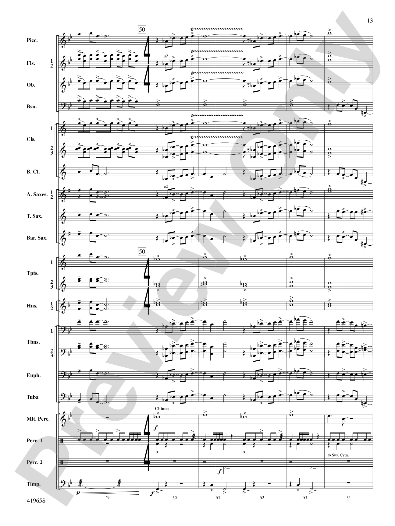 Chase the Shouting Wind: Concert Band Conductor Score & Parts