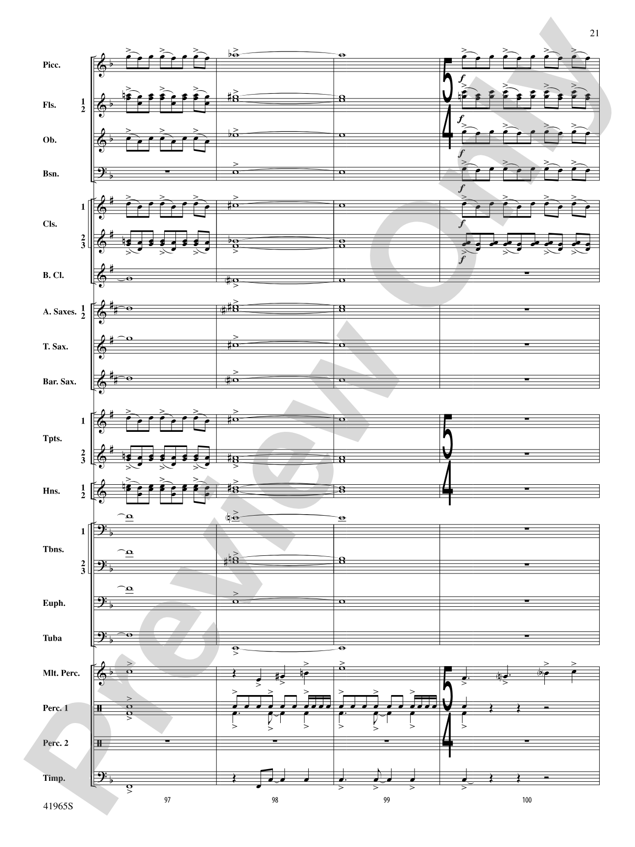 Chase the Shouting Wind: Concert Band Conductor Score & Parts