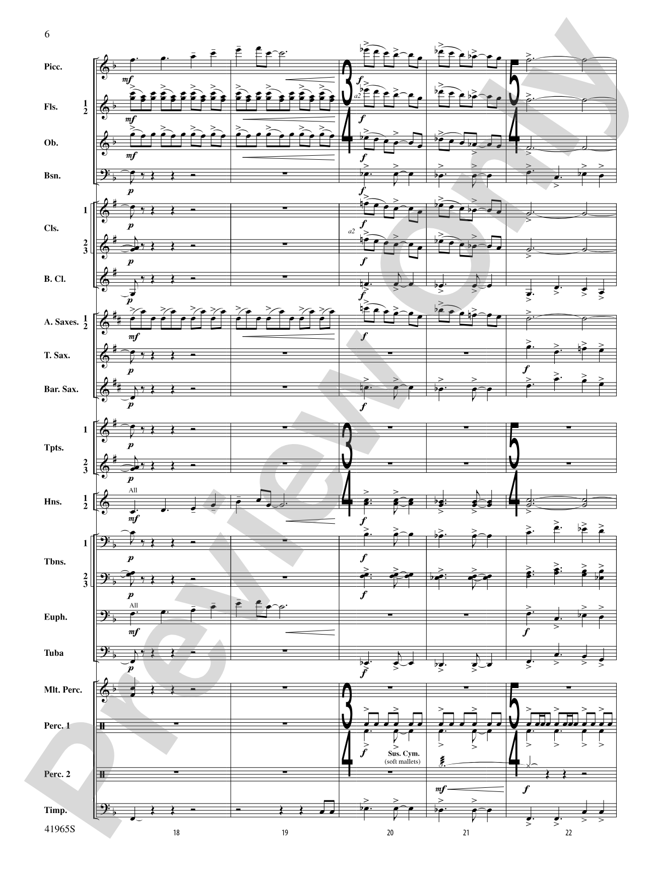 Chase the Shouting Wind: Concert Band Conductor Score & Parts