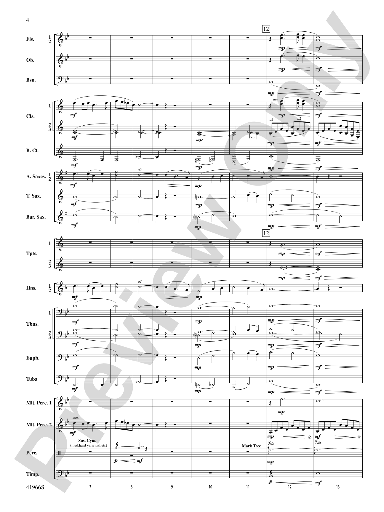 Holy Night, Silent Night: Concert Band Conductor Score & Parts