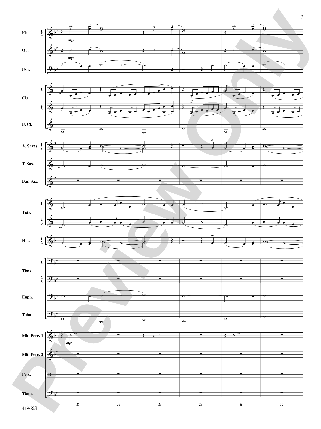 Holy Night, Silent Night: Concert Band Conductor Score & Parts