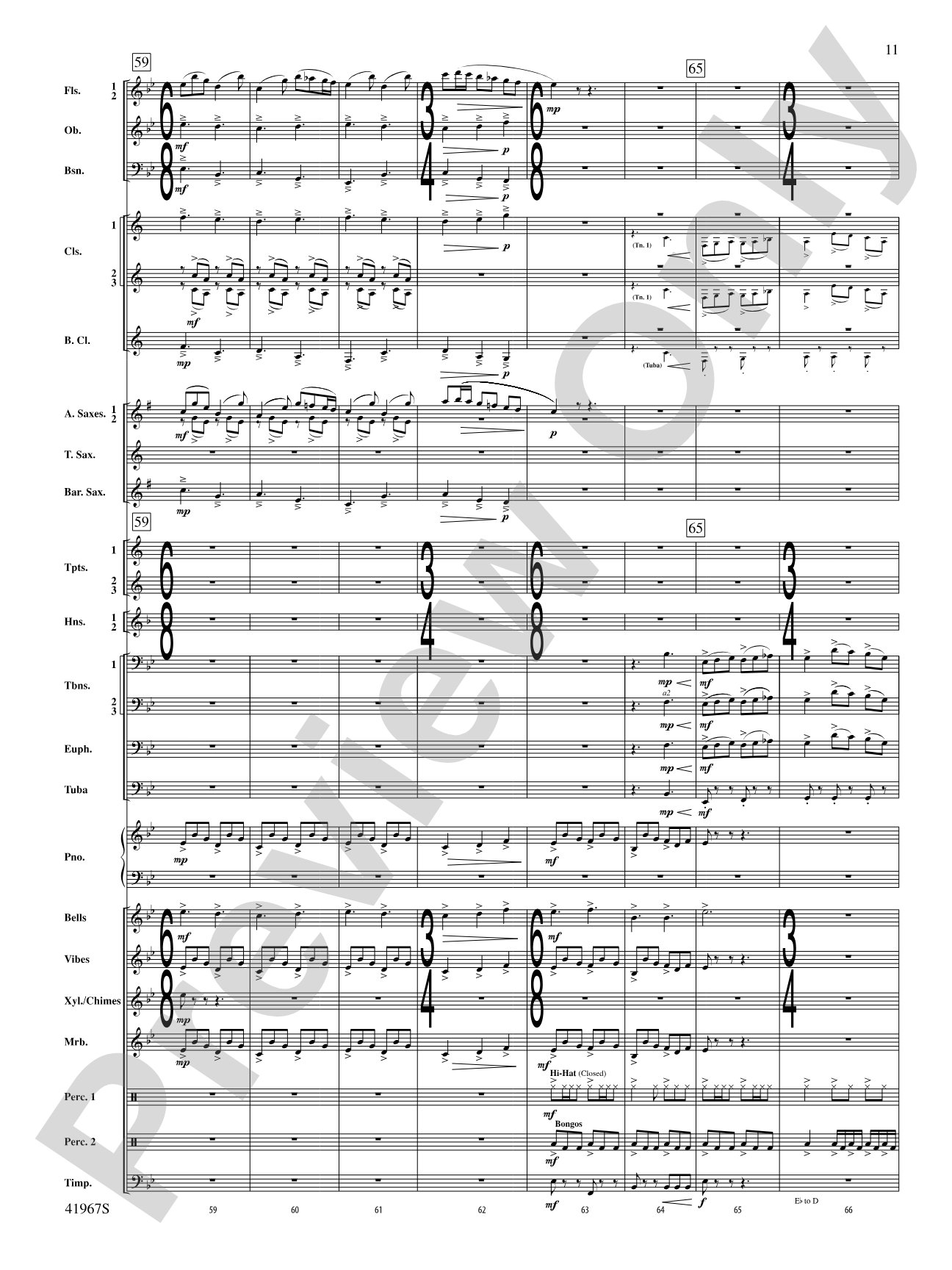 Seven Hills Overture: Concert Band Conductor Score & Parts