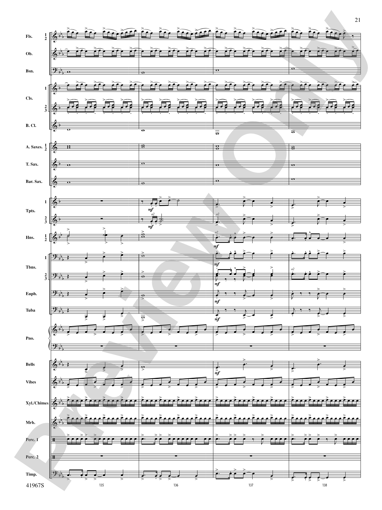 Seven Hills Overture: Concert Band Conductor Score & Parts