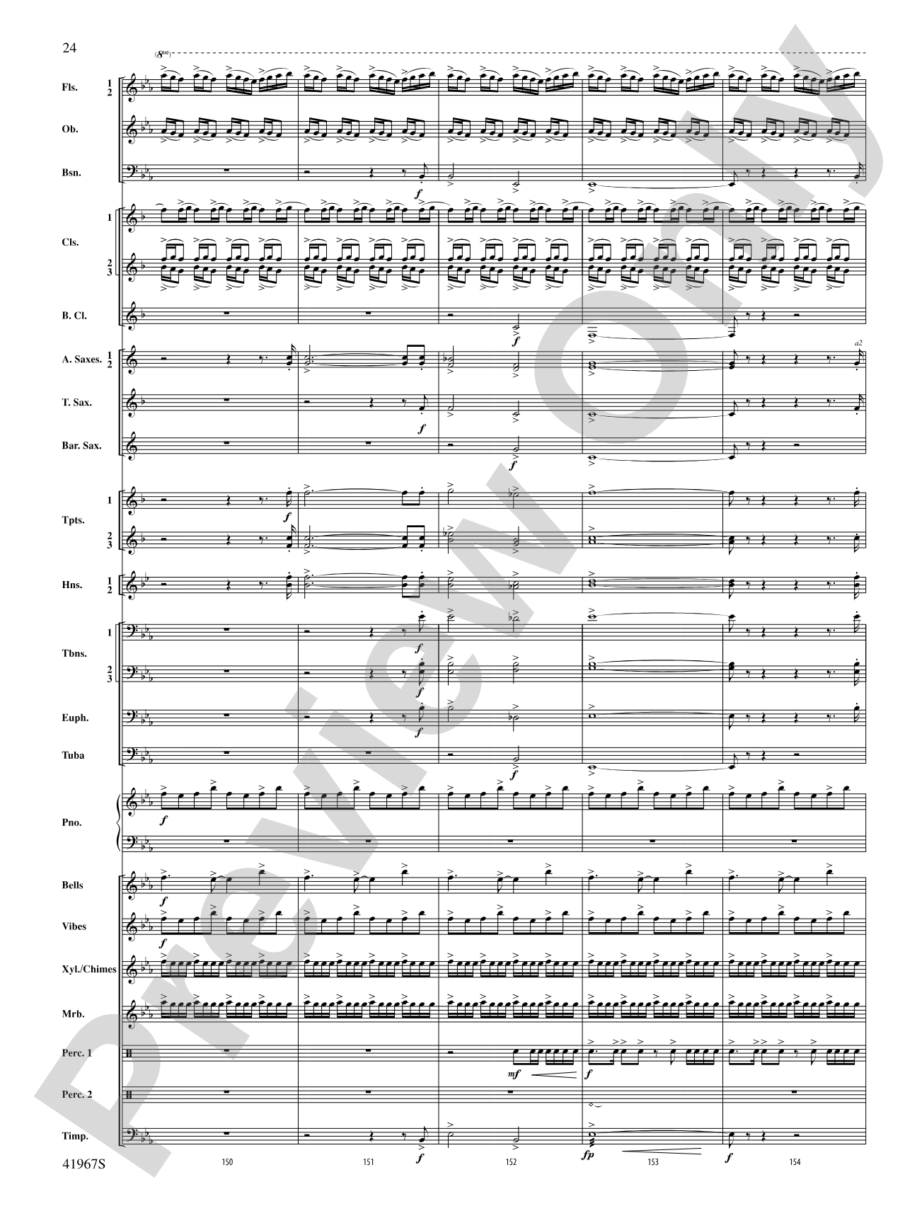 Seven Hills Overture: Concert Band Conductor Score & Parts