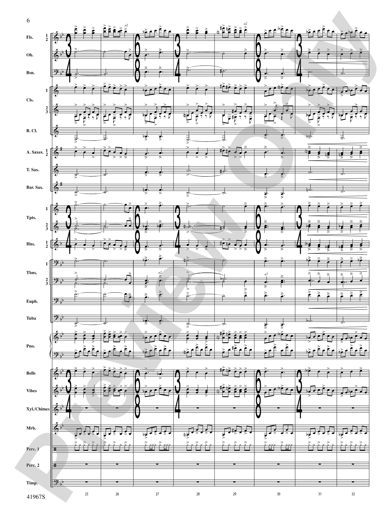 Seven Hills Overture: Concert Band Conductor Score & Parts