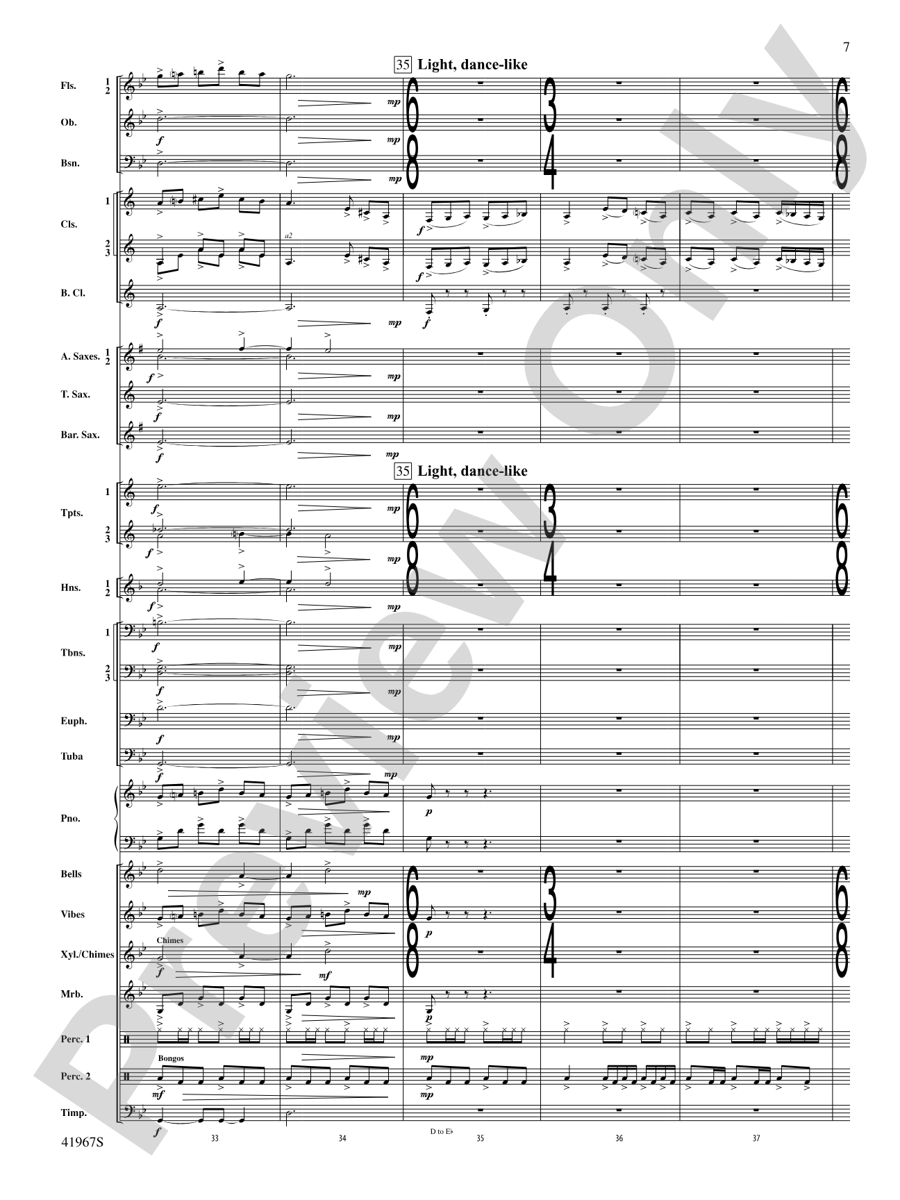 Seven Hills Overture: Concert Band Conductor Score & Parts