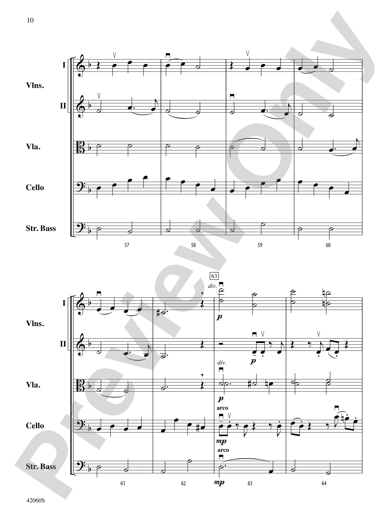 Haunted Places: String Orchestra Conductor Score & Parts