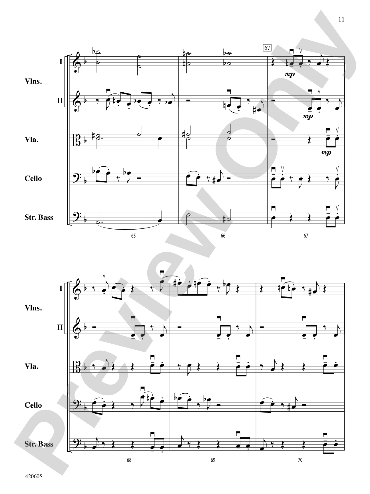Haunted Places: String Orchestra Conductor Score & Parts