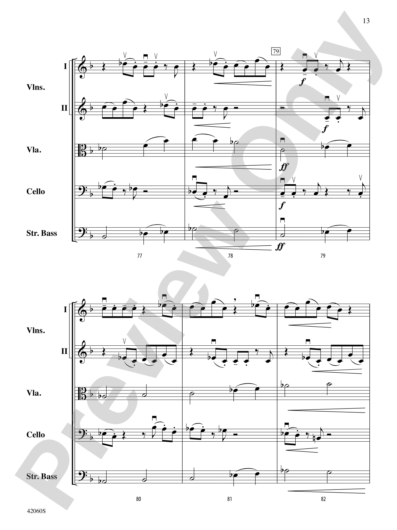 Haunted Places: String Orchestra Conductor Score & Parts