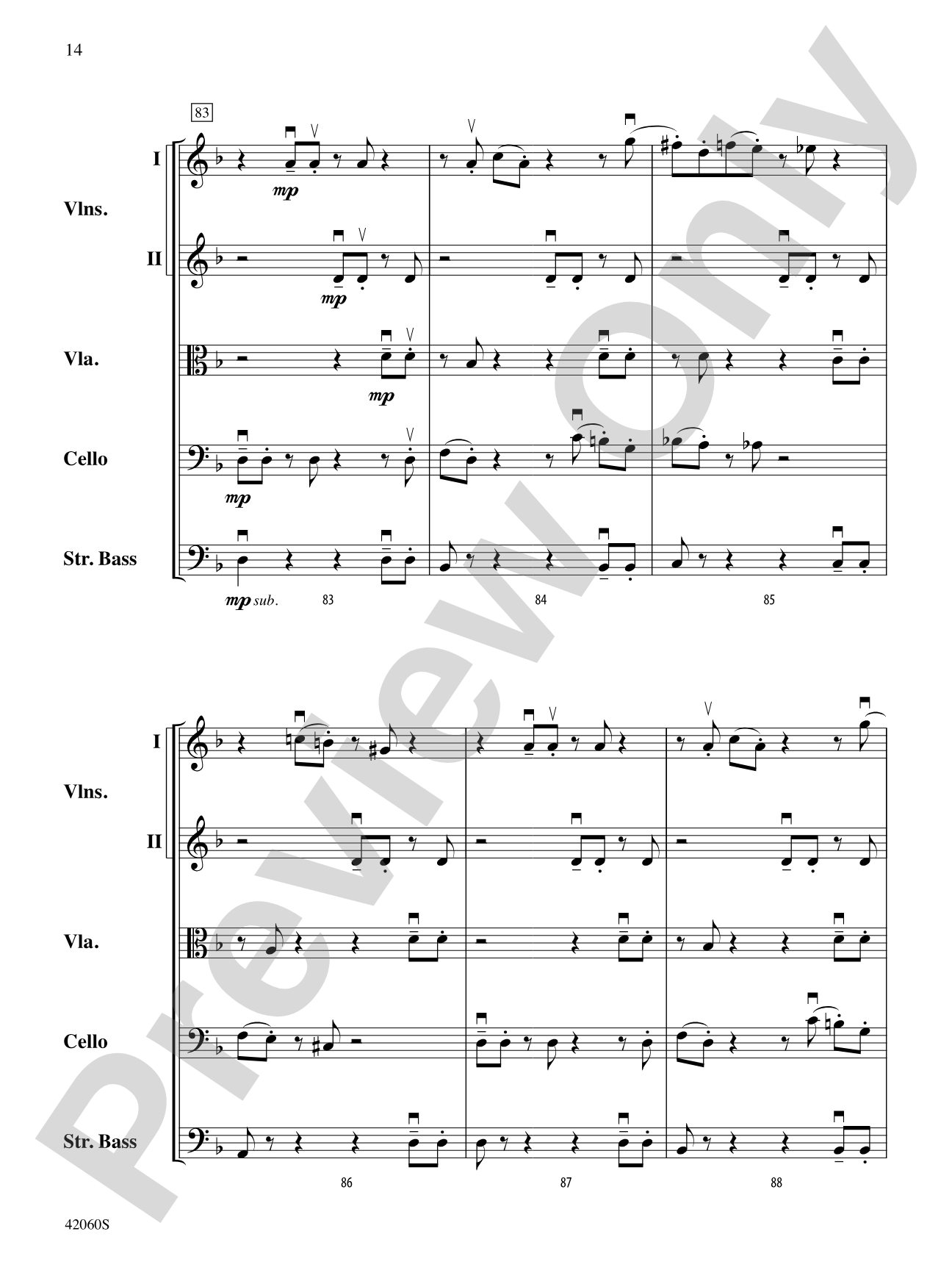 Haunted Places: String Orchestra Conductor Score & Parts