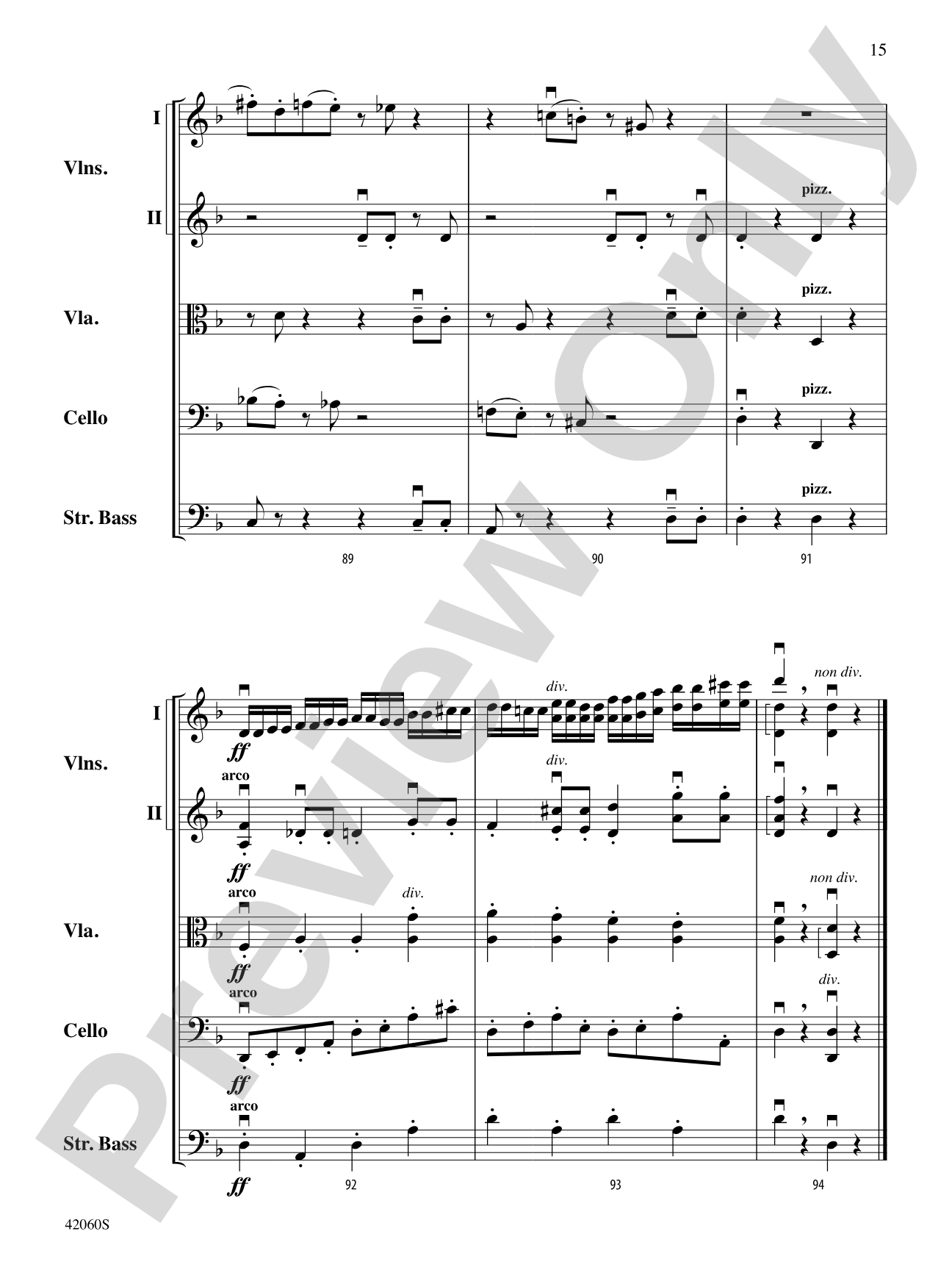 Haunted Places: String Orchestra Conductor Score & Parts