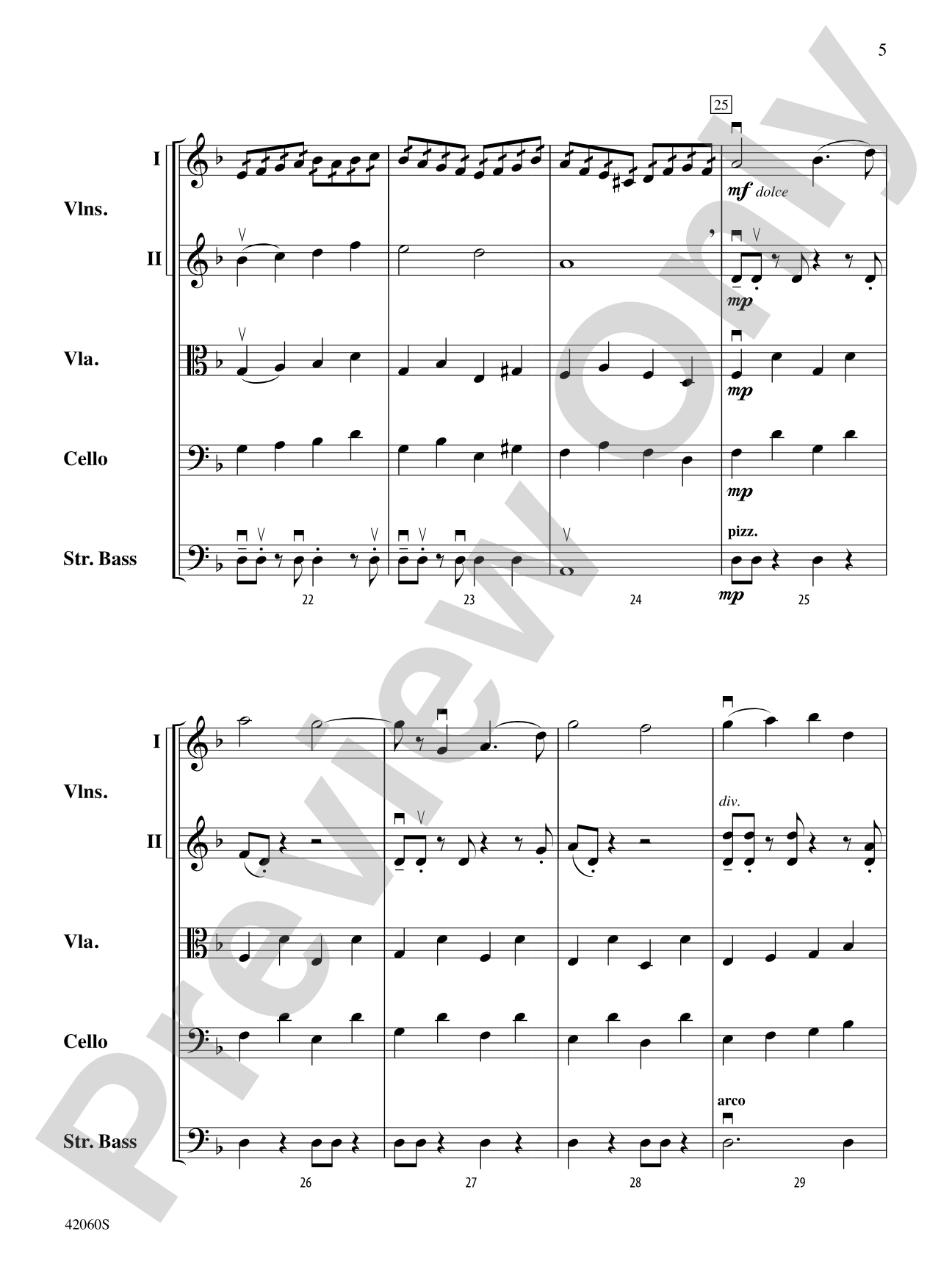 Haunted Places: String Orchestra Conductor Score & Parts