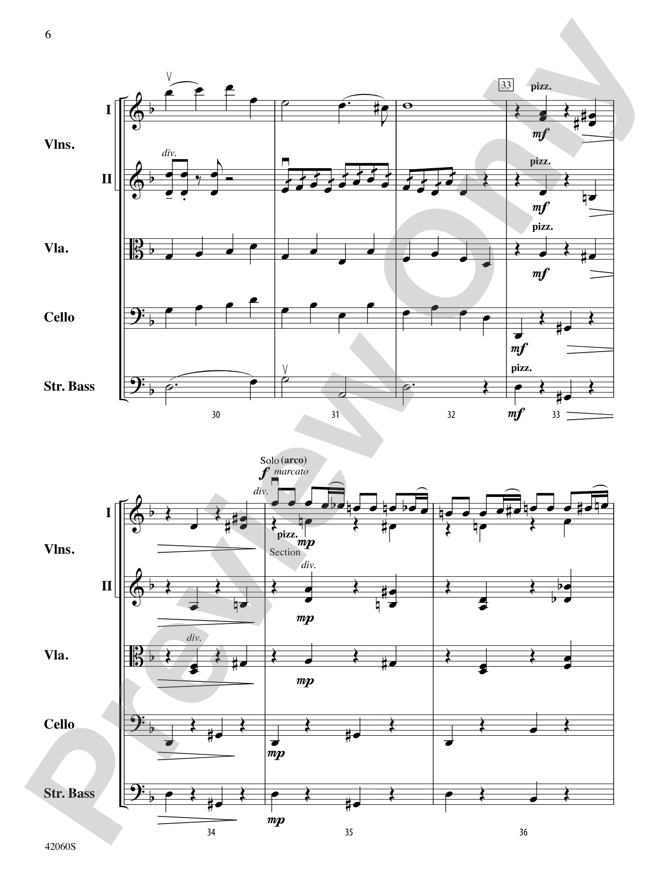 Haunted Places: String Orchestra Conductor Score & Parts