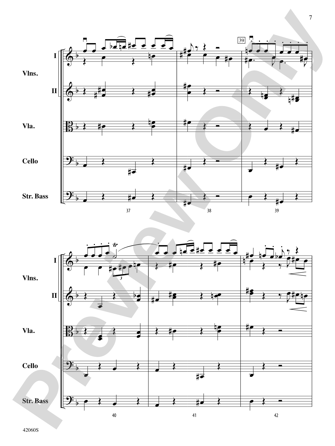 Haunted Places: String Orchestra Conductor Score & Parts